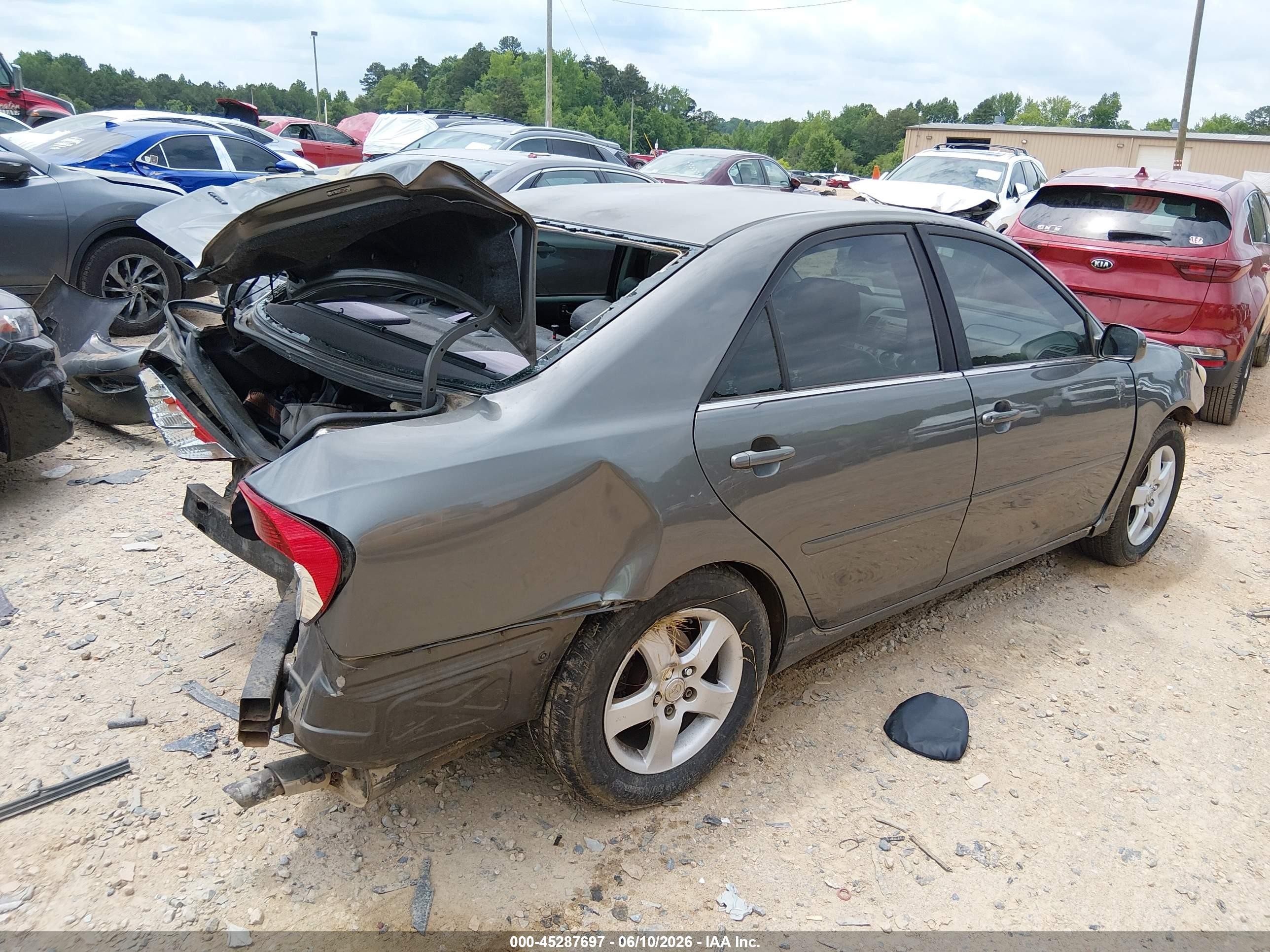 2004 Toyota Camry Se V6 Gray vin: 4T1BA32K64U029468