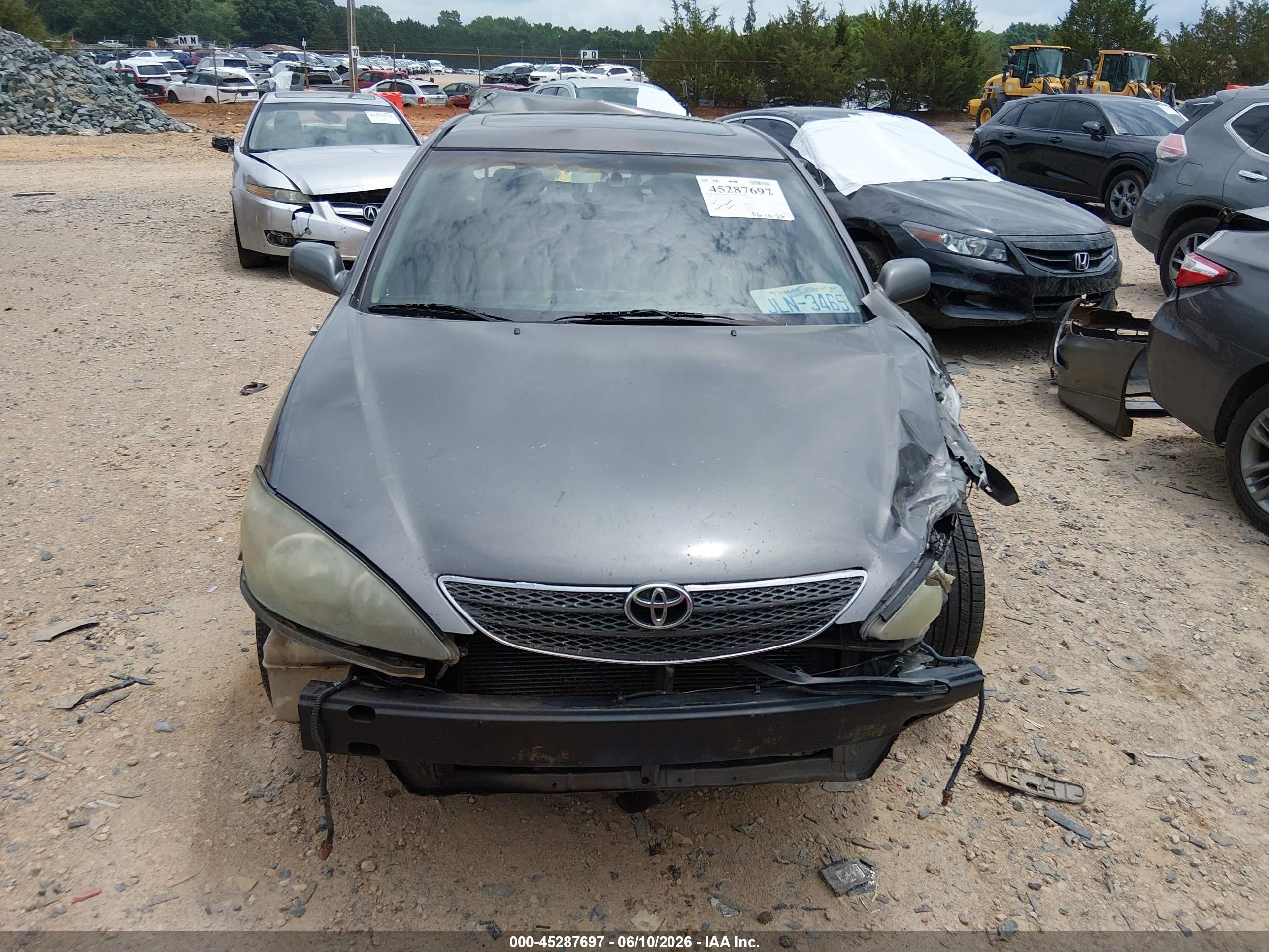 2004 Toyota Camry Se V6 Gray vin: 4T1BA32K64U029468