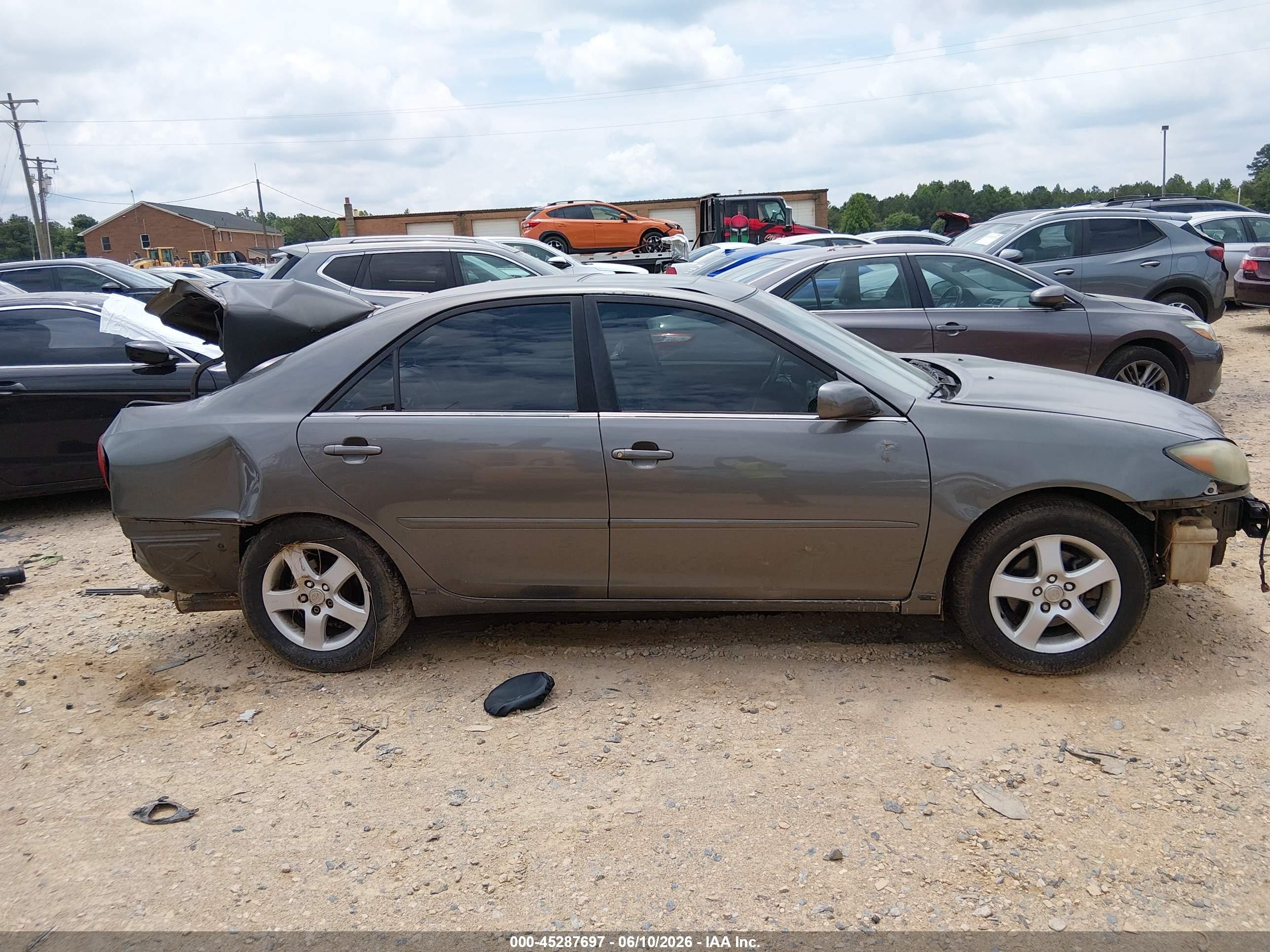 2004 Toyota Camry Se V6 Gray vin: 4T1BA32K64U029468