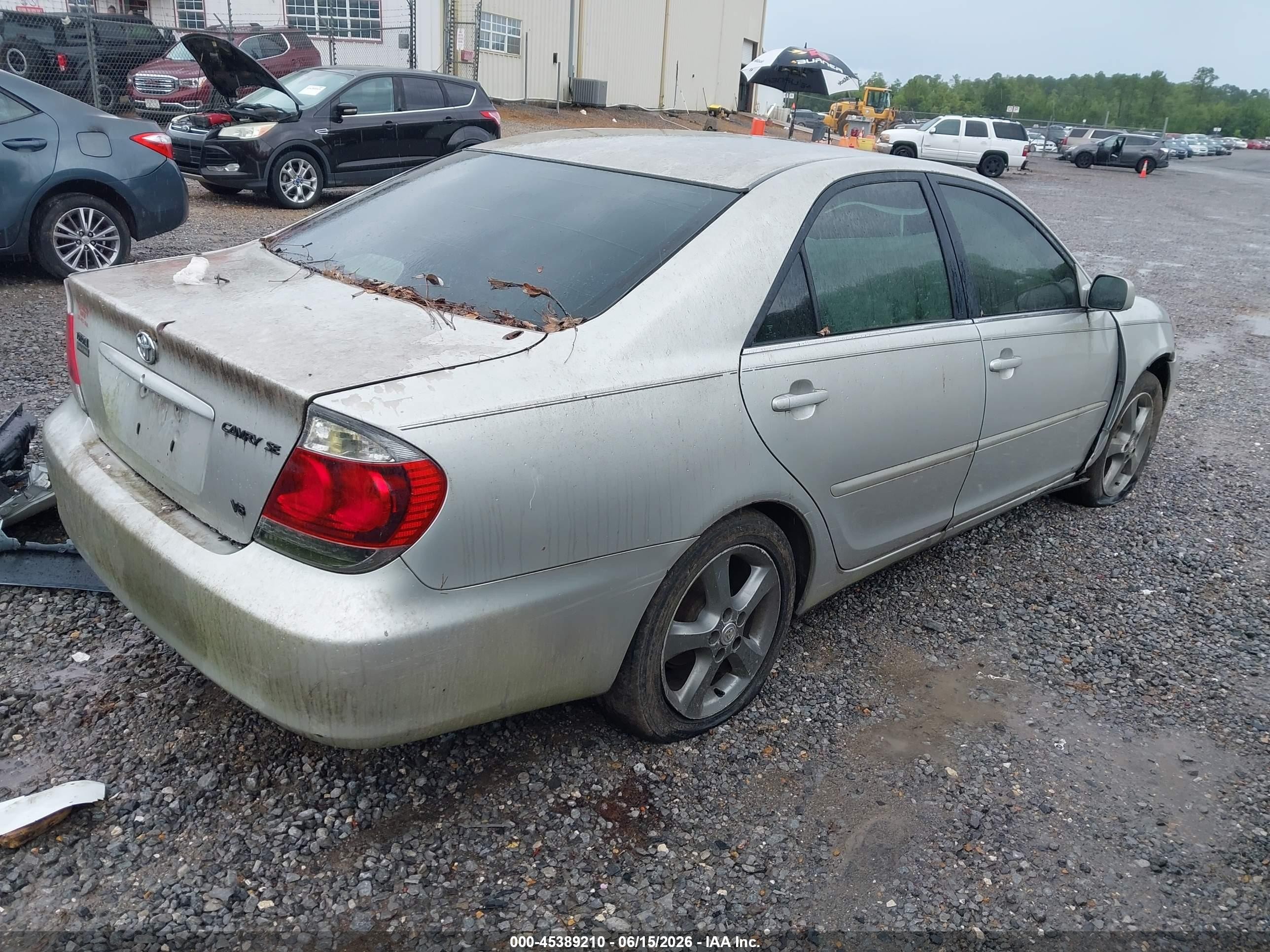 2005 Toyota Camry Se V6 Серый vin: 4T1BA32K65U050130