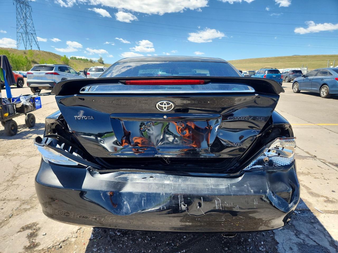 2004 Toyota Camry Se Черный vin: 4T1BA32K74U505243