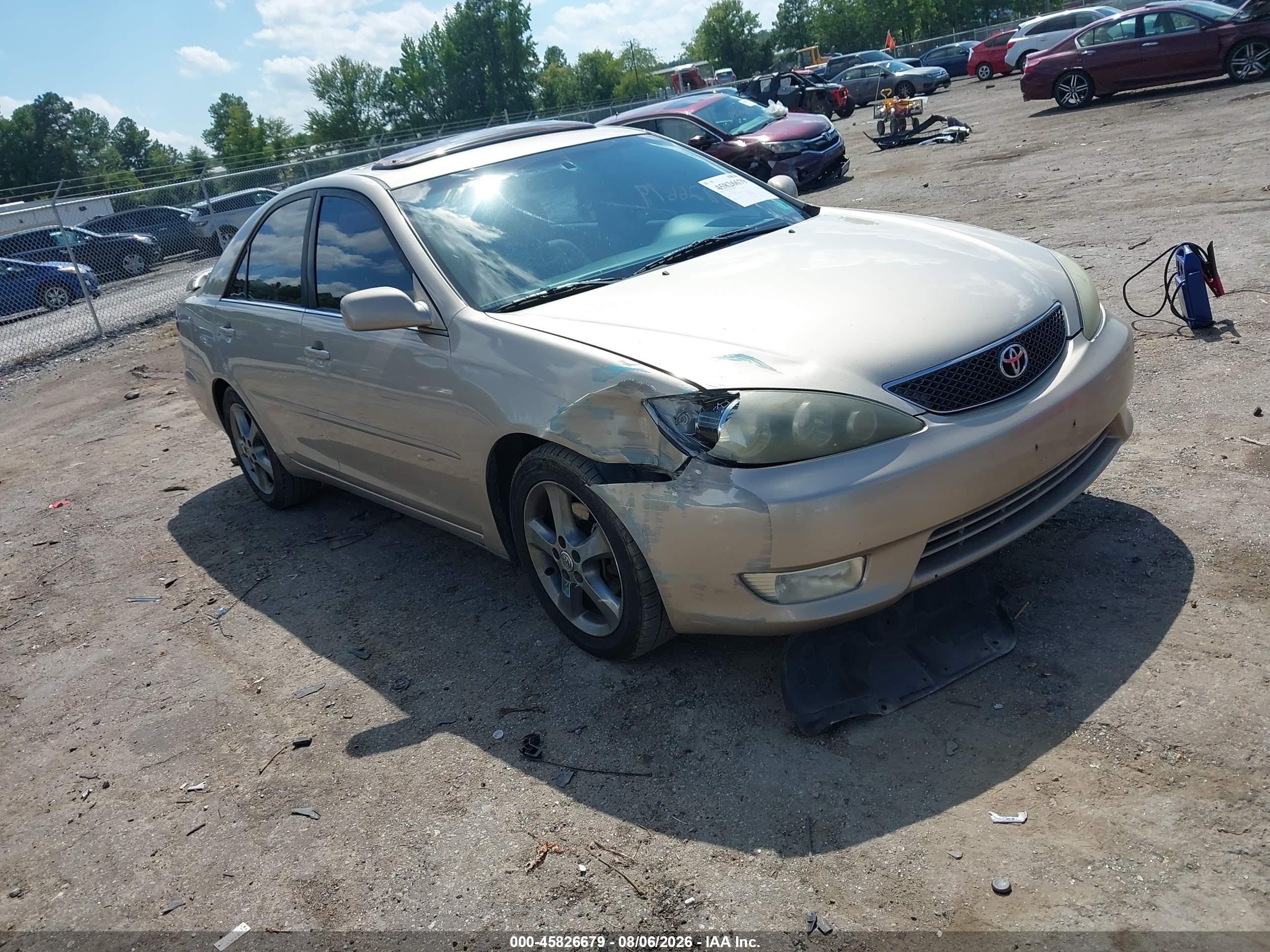 2005 Toyota Camry Se V6 Gold vin: 4T1BA32K75U061623