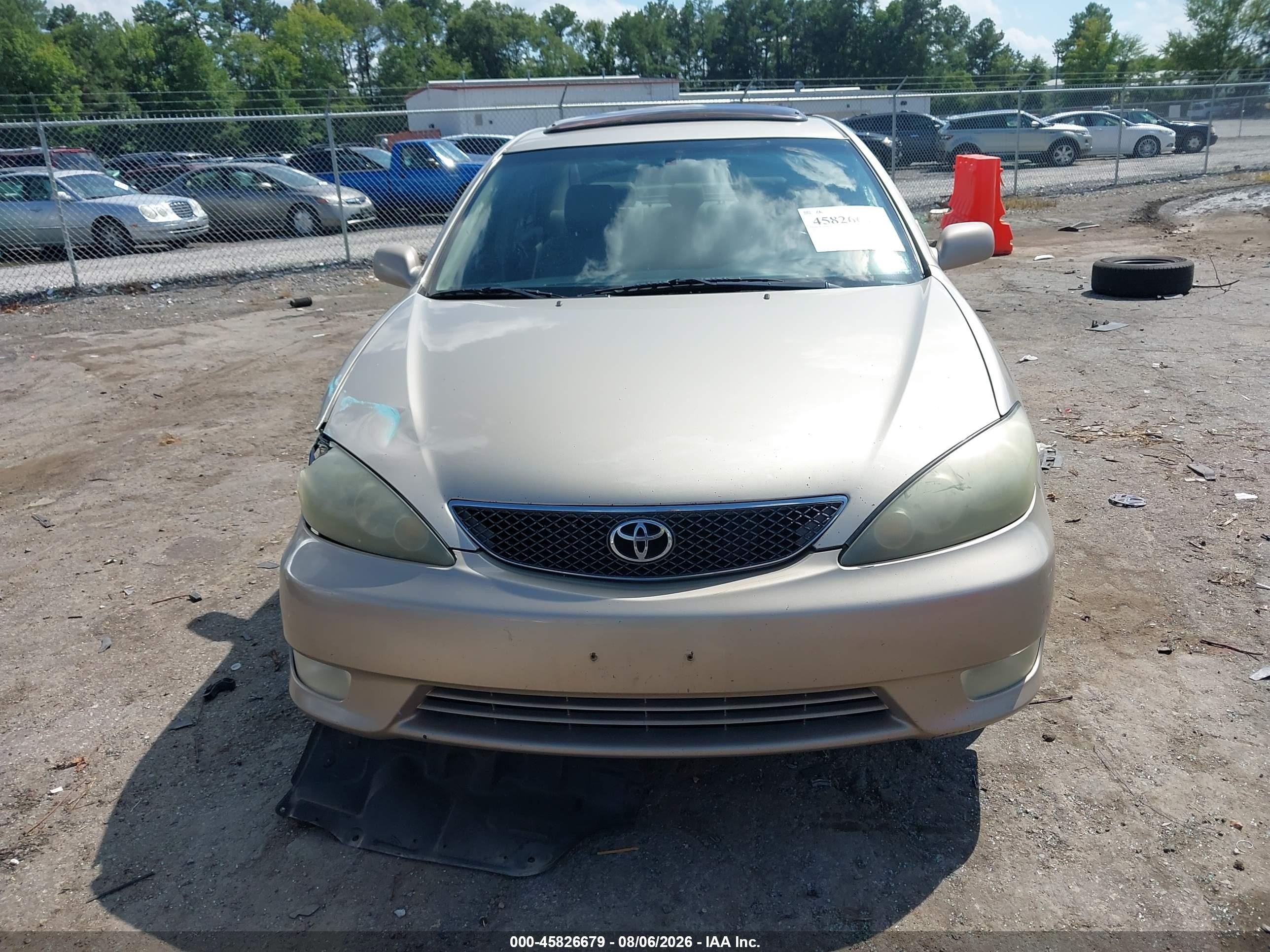 2005 Toyota Camry Se V6 Gold vin: 4T1BA32K75U061623