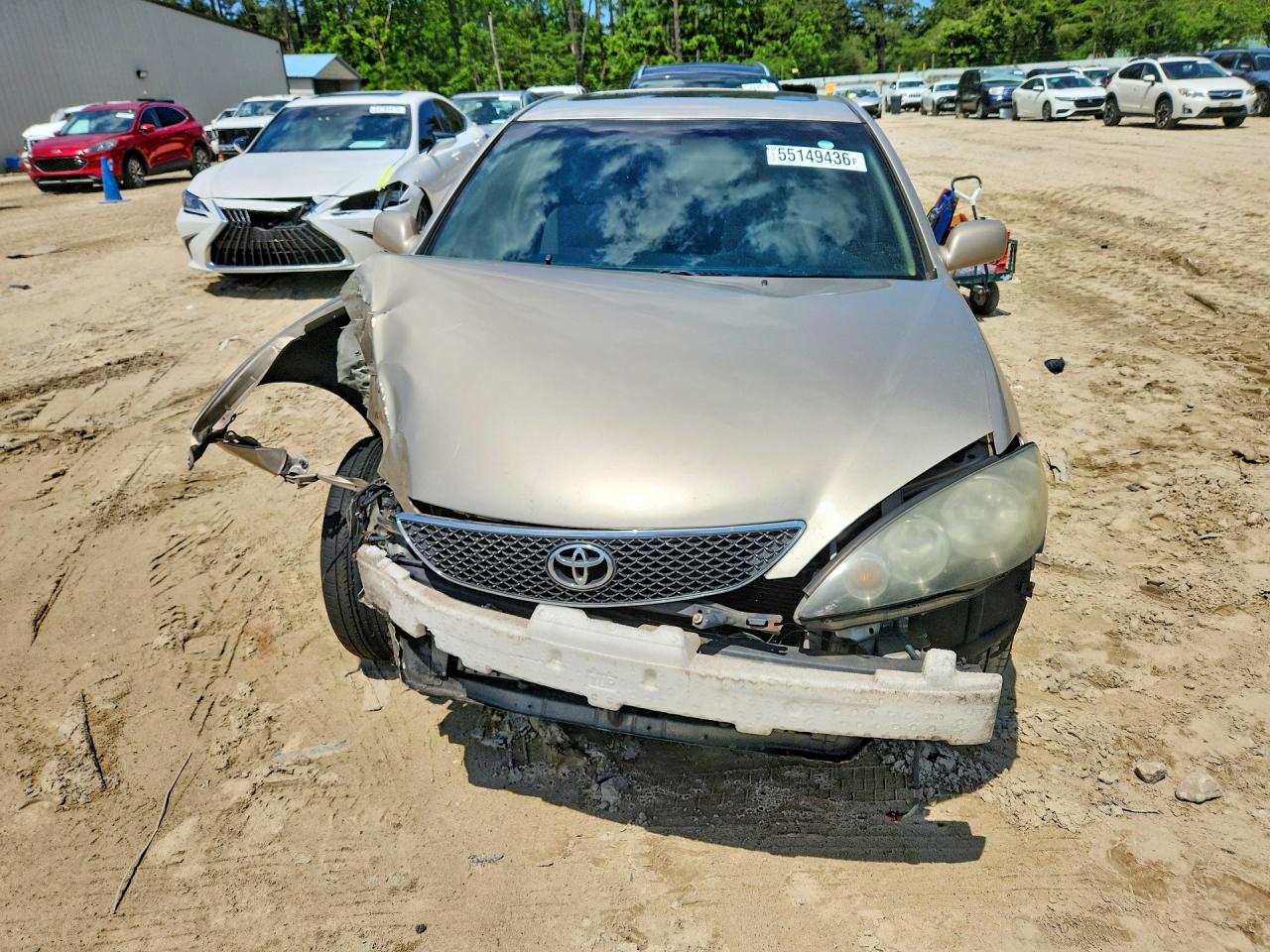 2005 Toyota Camry Se Золотой vin: 4T1BA32K75U073805