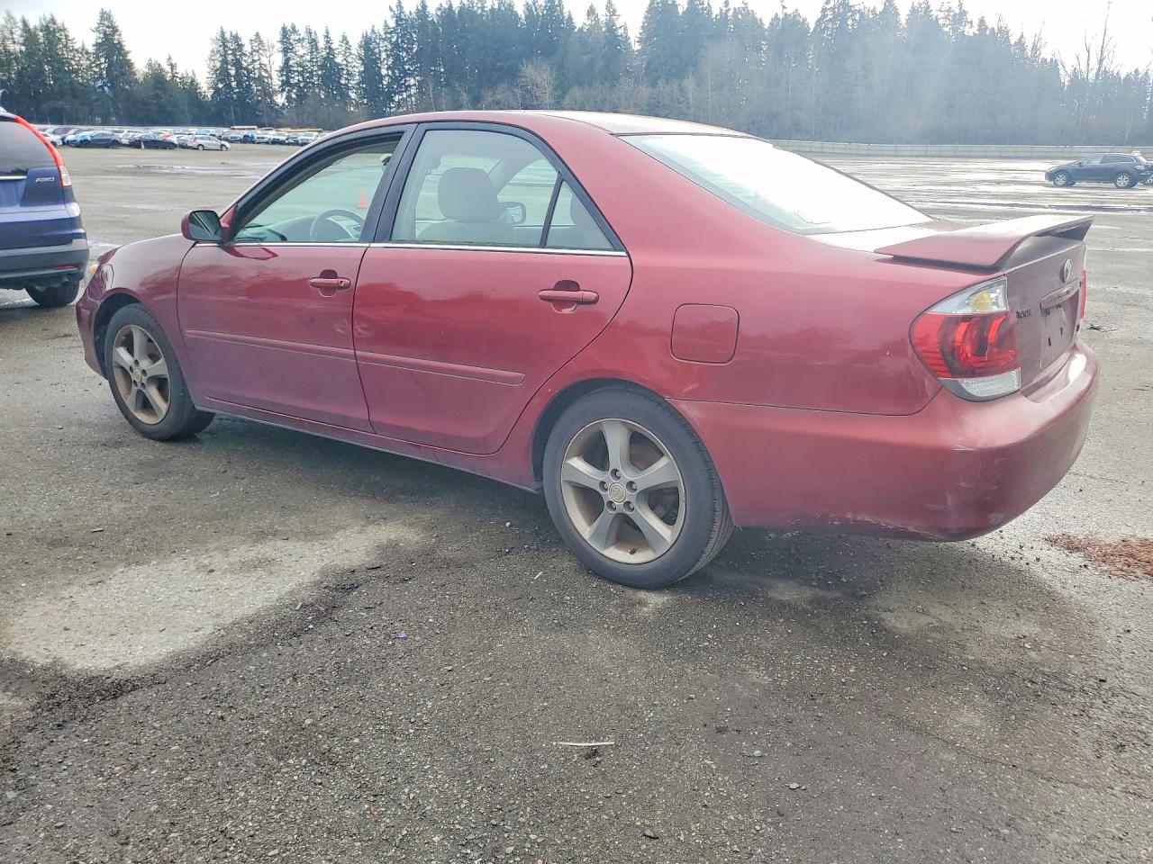 2005 Toyota Camry Se Red vin: 4T1BA32K75U508886