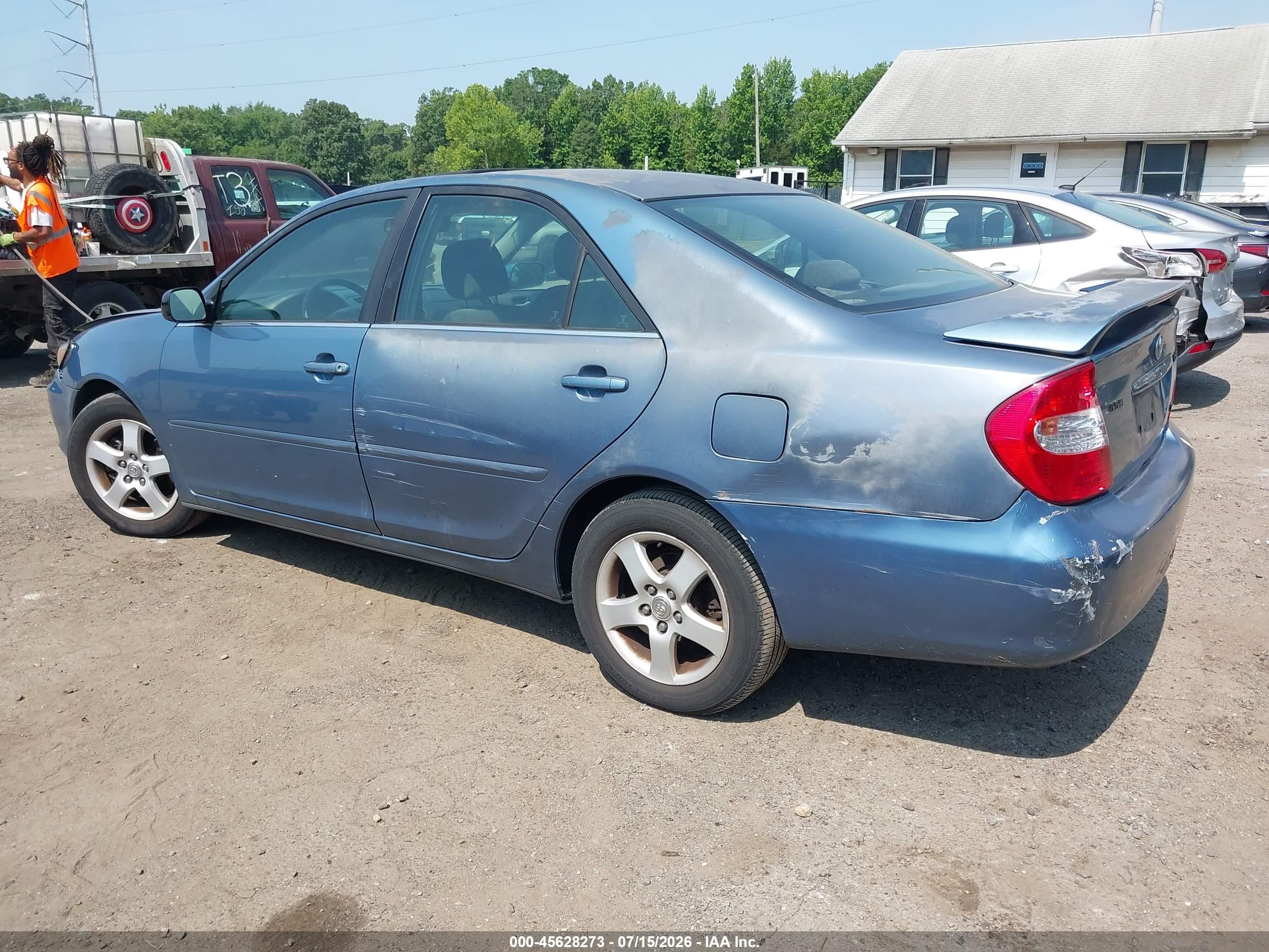 2004 Toyota Camry Se V6 Light Blue vin: 4T1BA32K84U016494