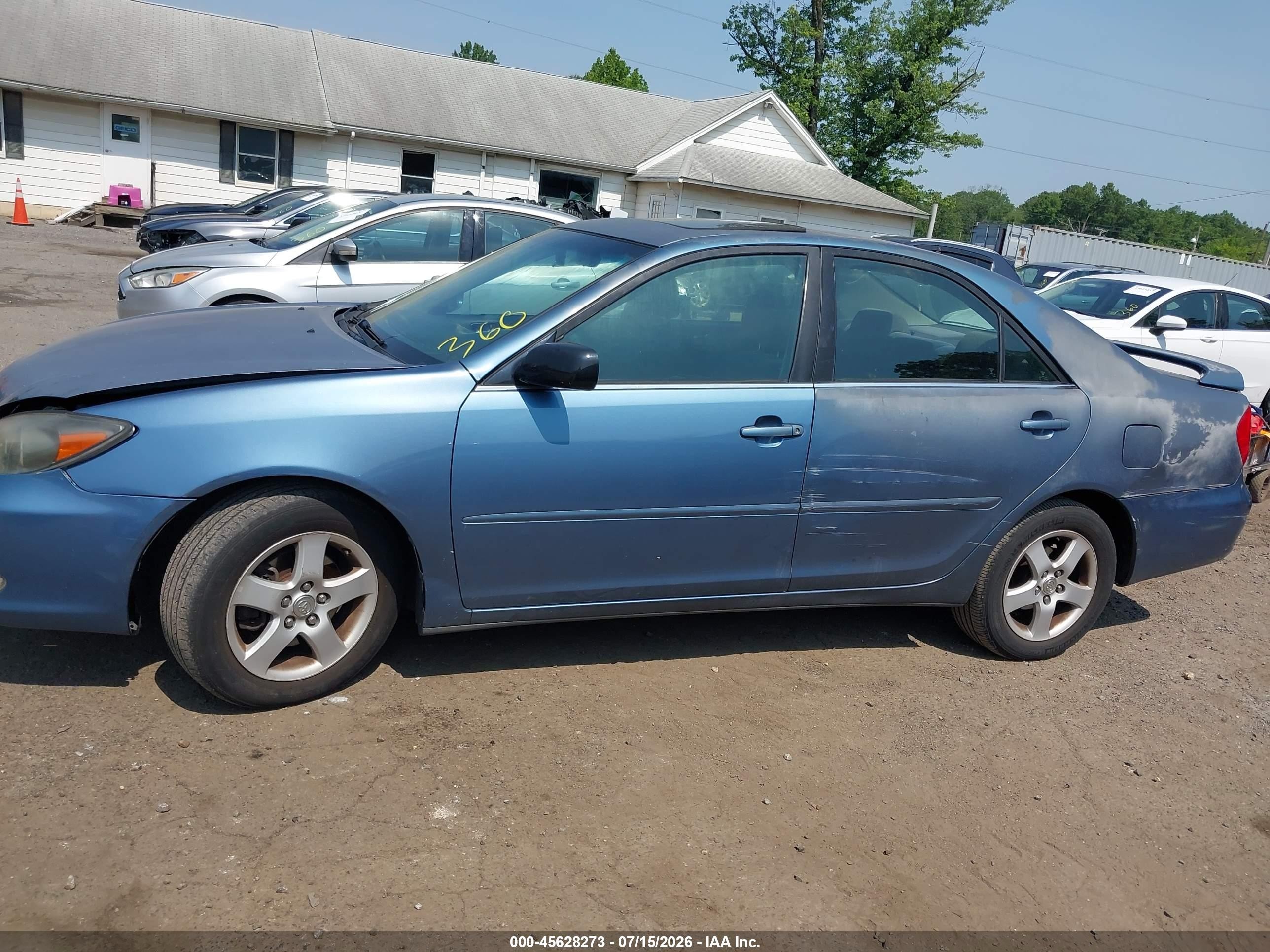 2004 Toyota Camry Se V6 Light Blue vin: 4T1BA32K84U016494