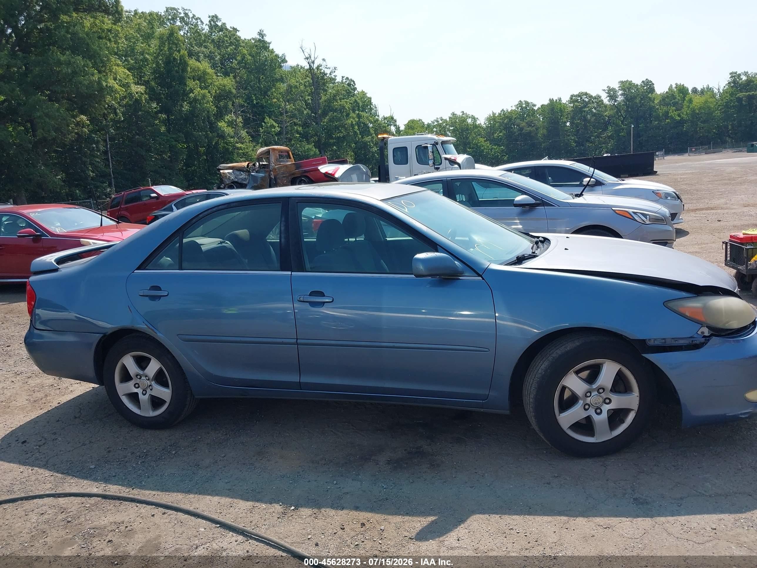 2004 Toyota Camry Se V6 Light Blue vin: 4T1BA32K84U016494