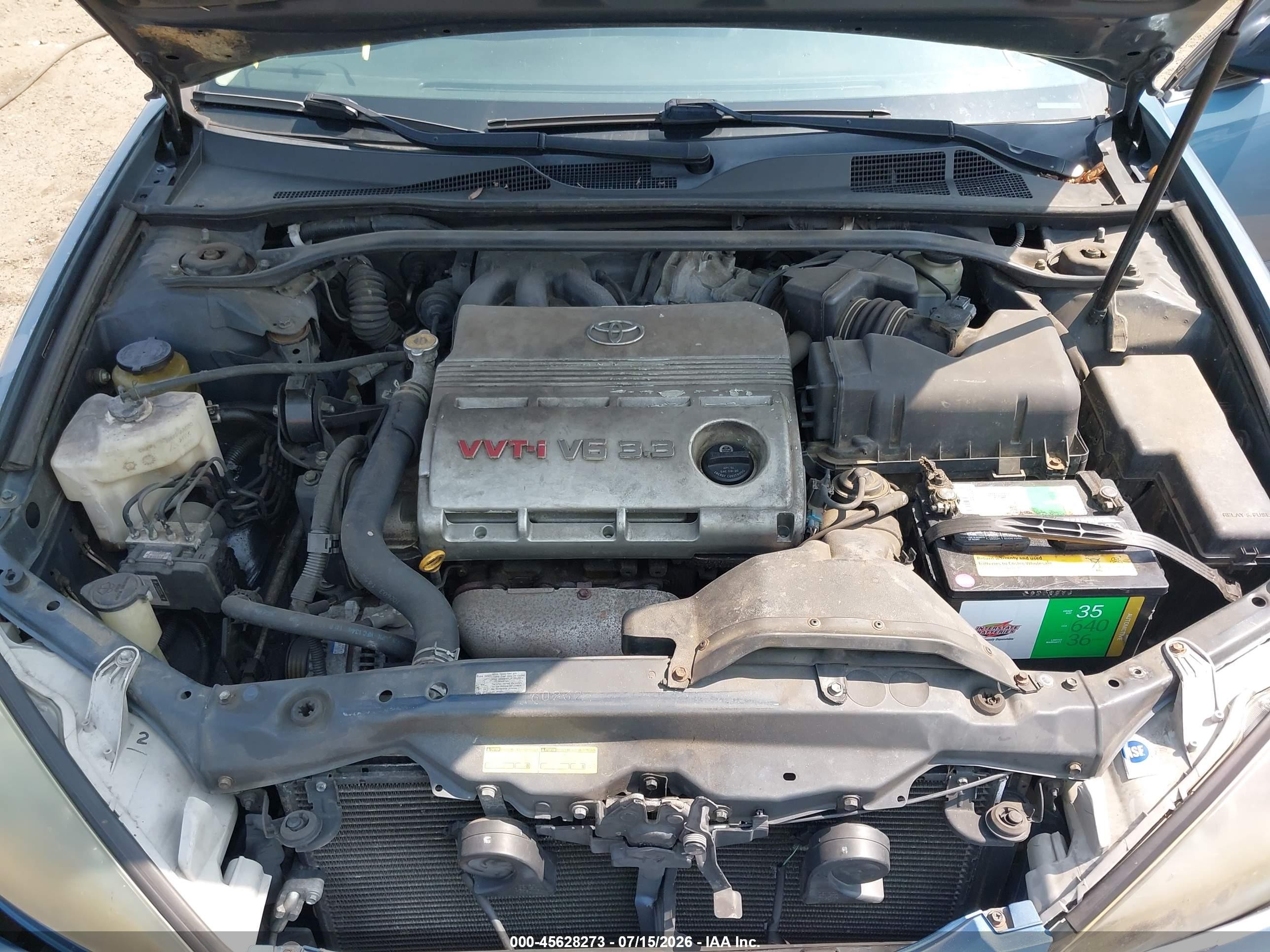 2004 Toyota Camry Se V6 Light Blue vin: 4T1BA32K84U016494