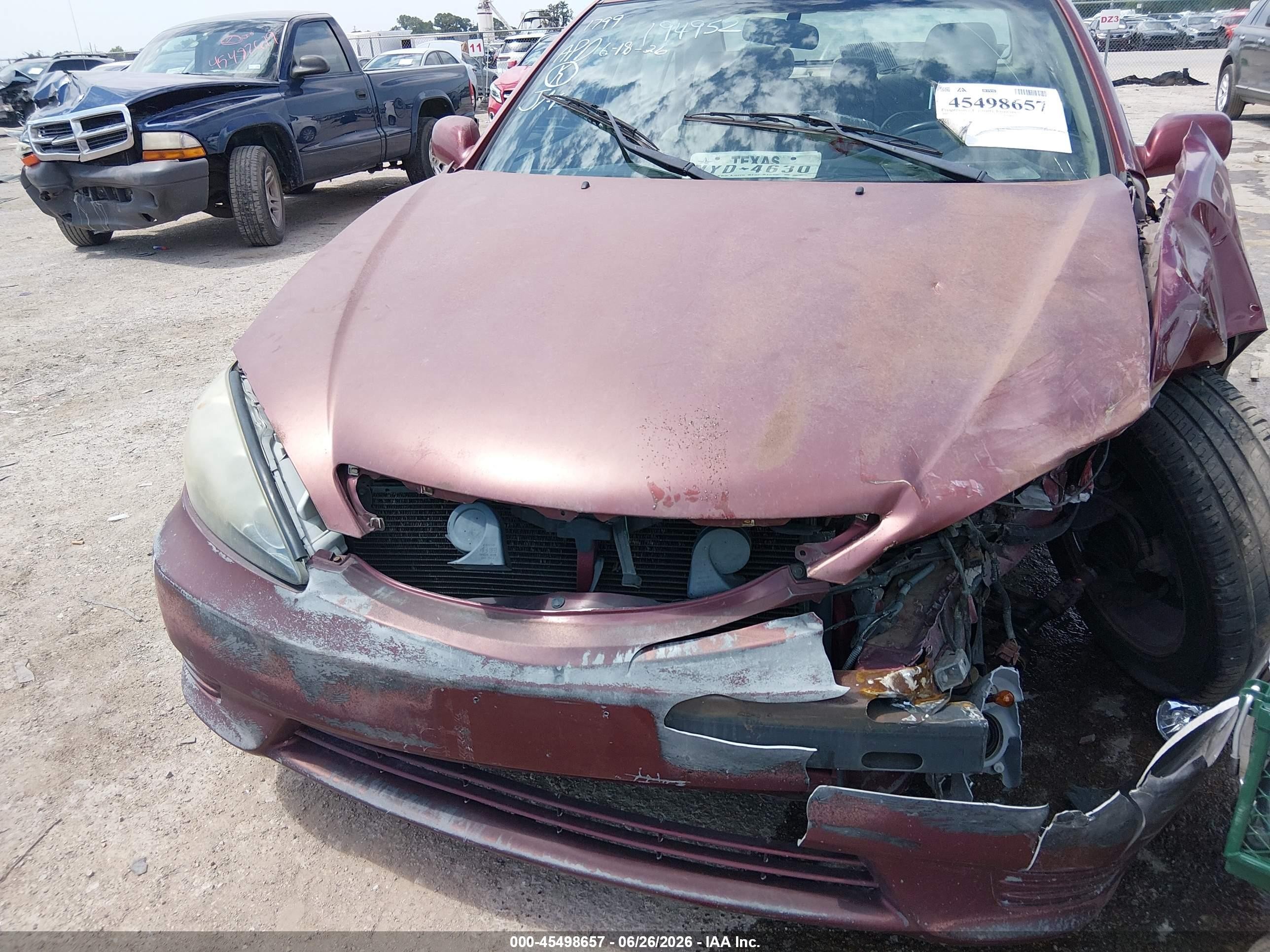 2005 Toyota Camry Se V6 Red vin: 4T1BA32K85U508427