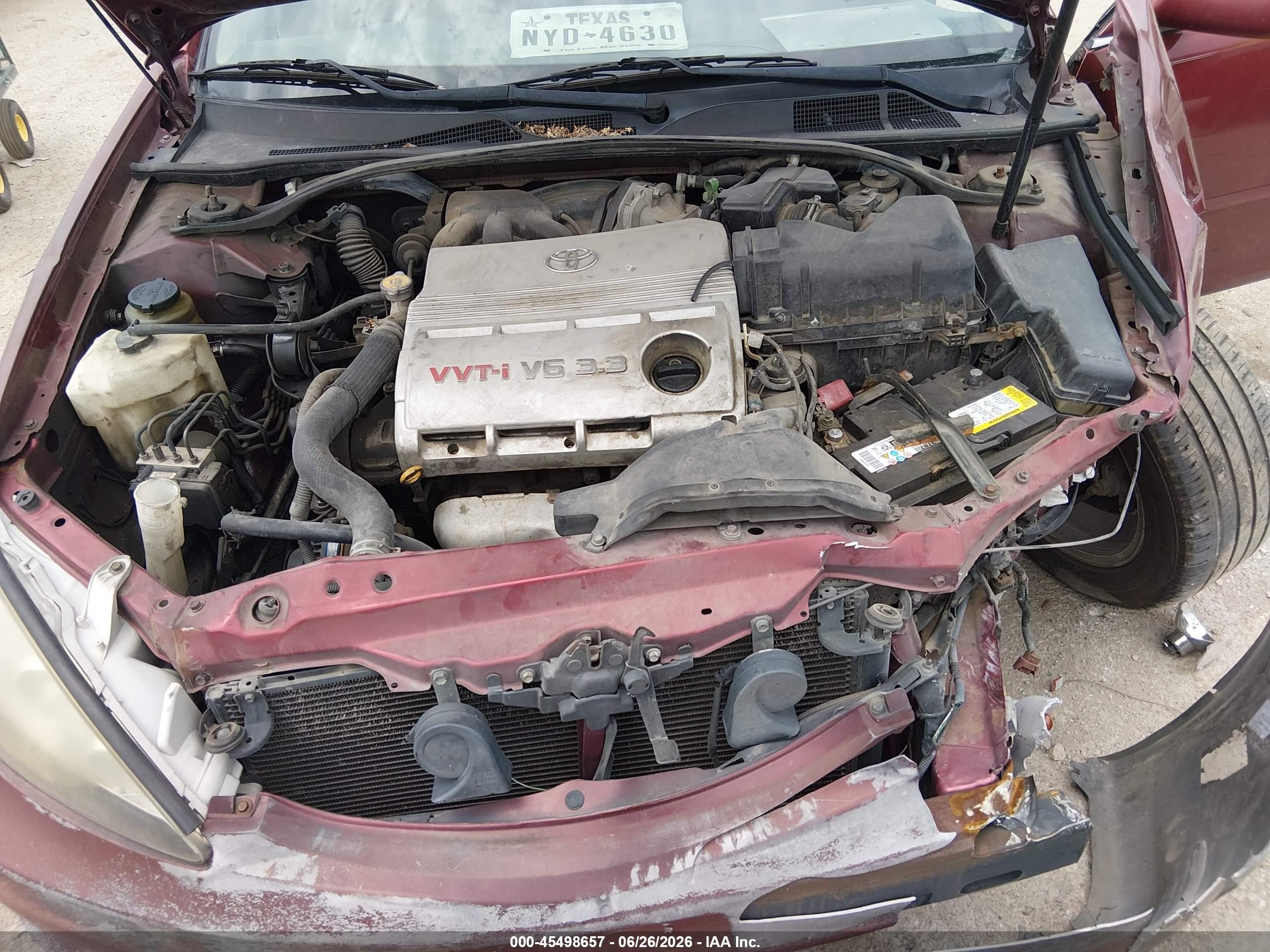 2005 Toyota Camry Se V6 Red vin: 4T1BA32K85U508427