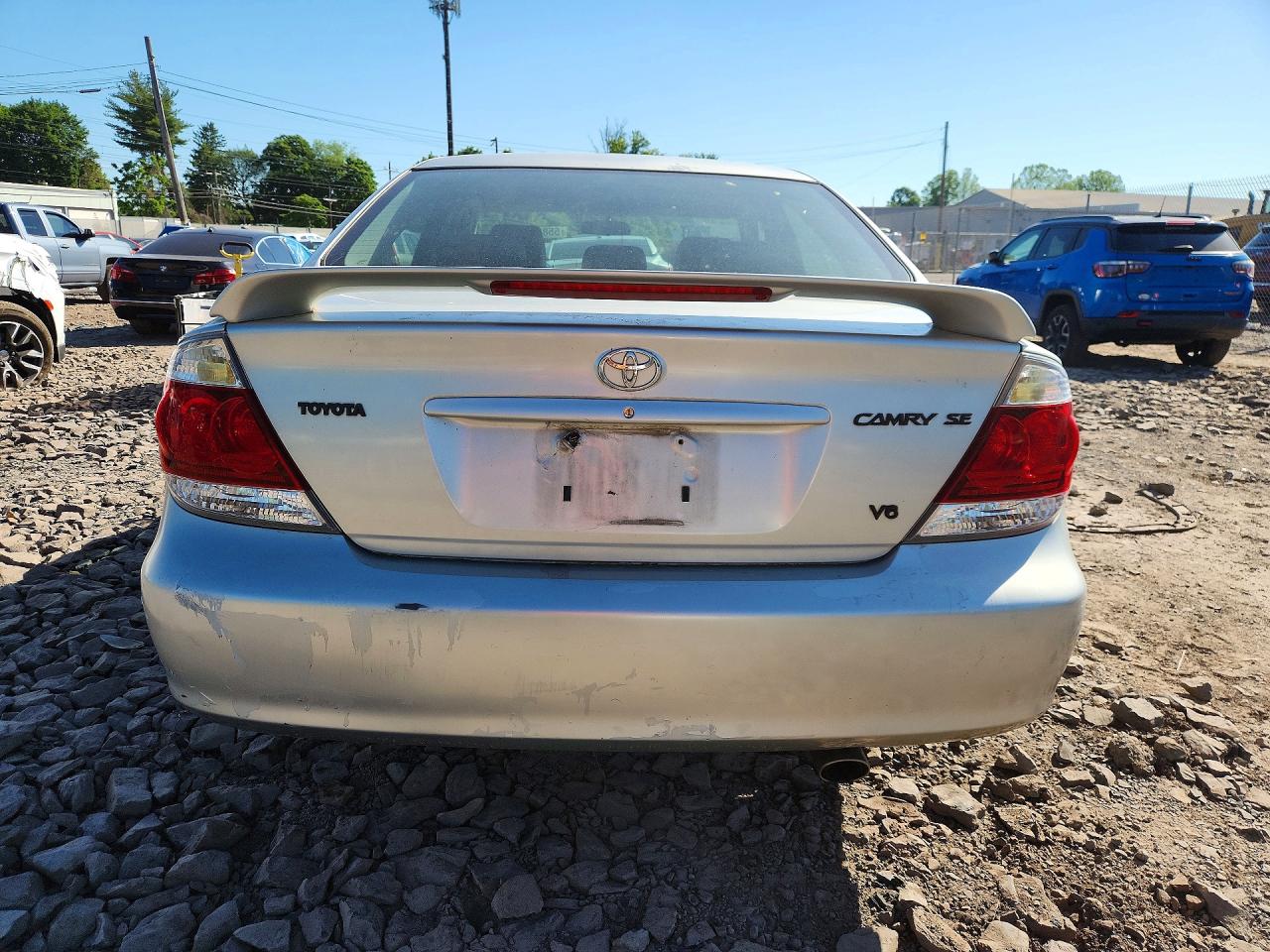 2005 Toyota Camry Se Silver vin: 4T1BA32KX5U043214