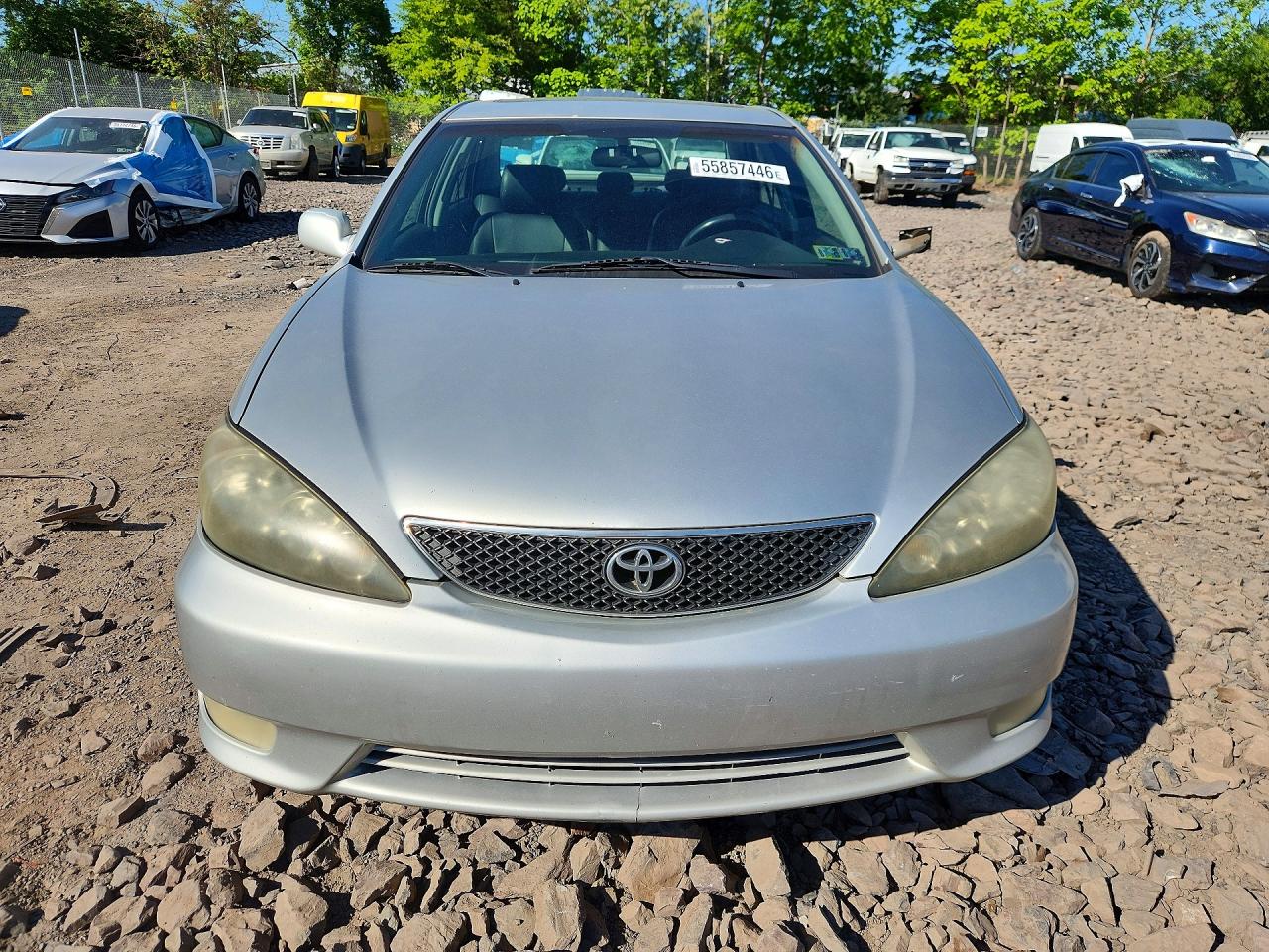 2005 Toyota Camry Se Silver vin: 4T1BA32KX5U043214