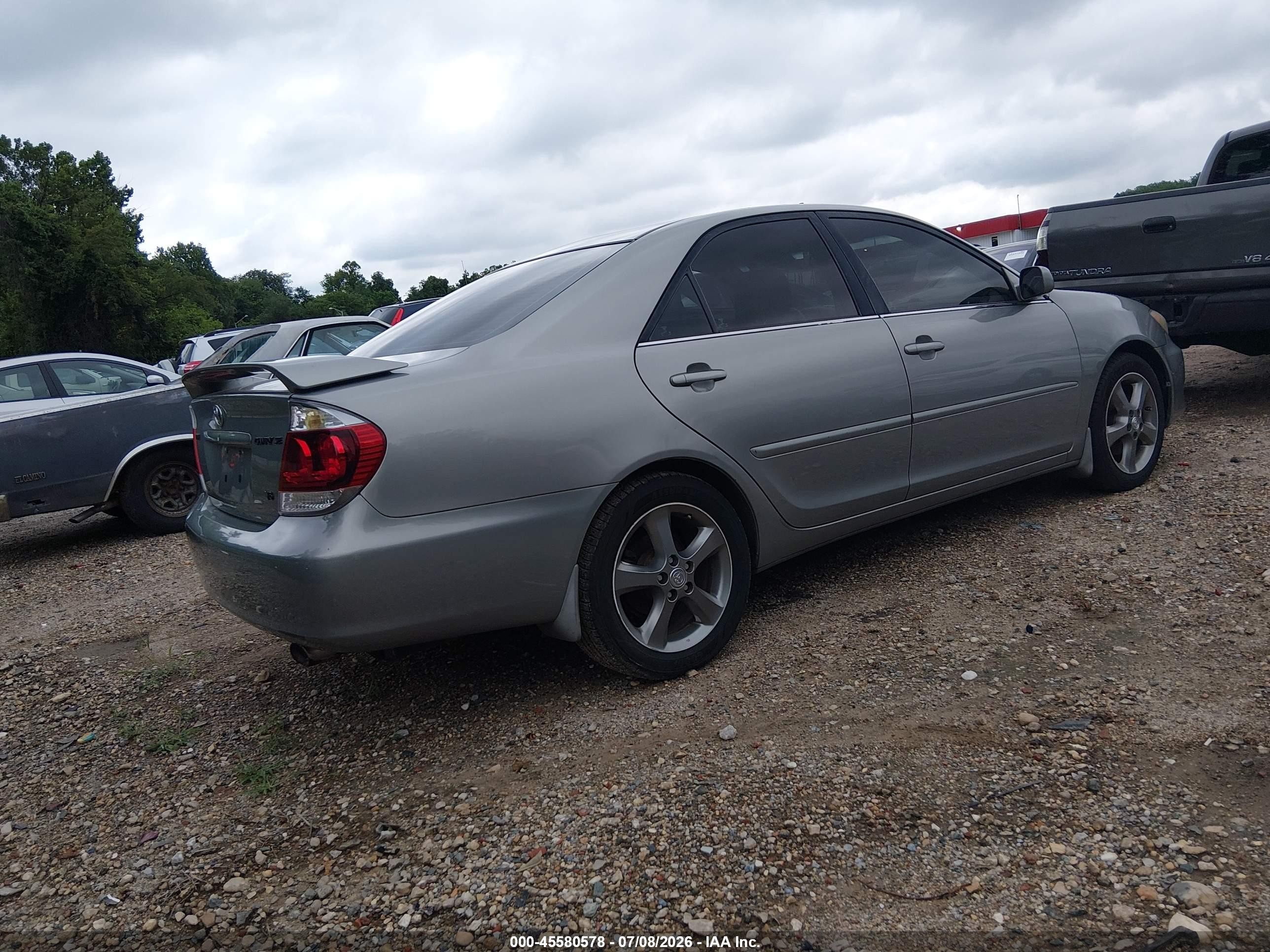 2005 Toyota Camry Se V6 Gray vin: 4T1BA32KX5U061731