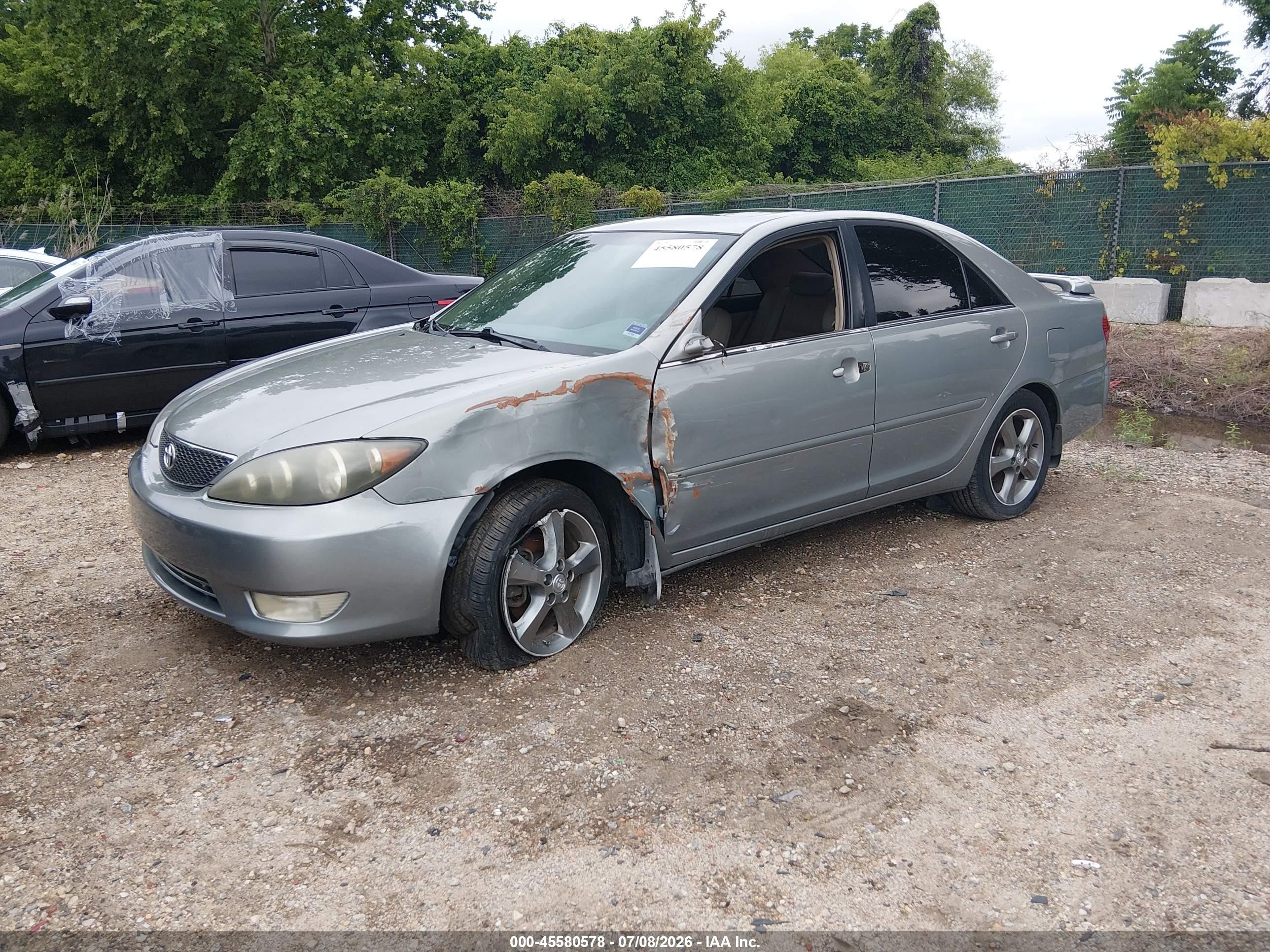2005 Toyota Camry Se V6 Gray vin: 4T1BA32KX5U061731