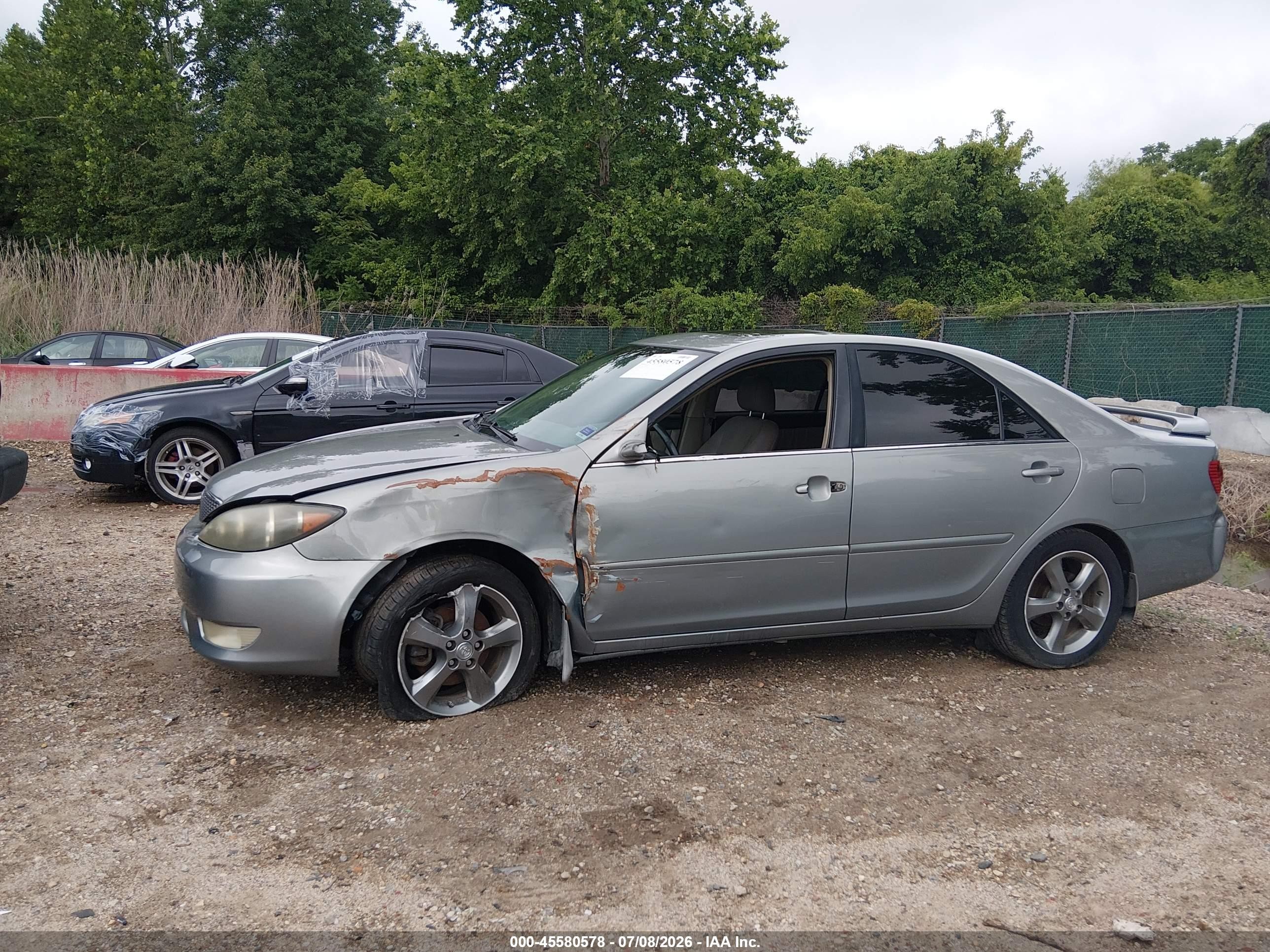 2005 Toyota Camry Se V6 Gray vin: 4T1BA32KX5U061731