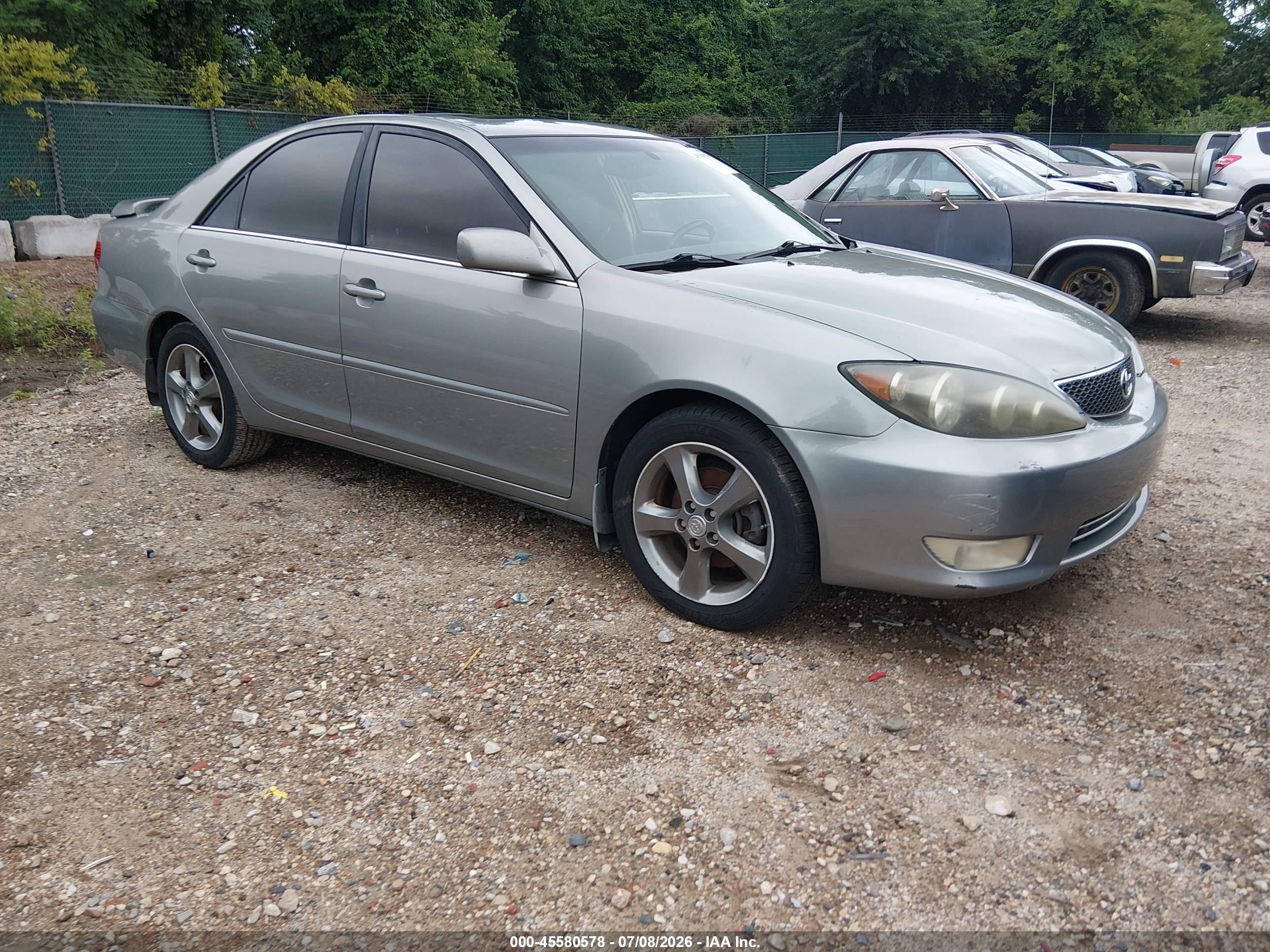 2005 Toyota Camry Se V6 Gray vin: 4T1BA32KX5U061731