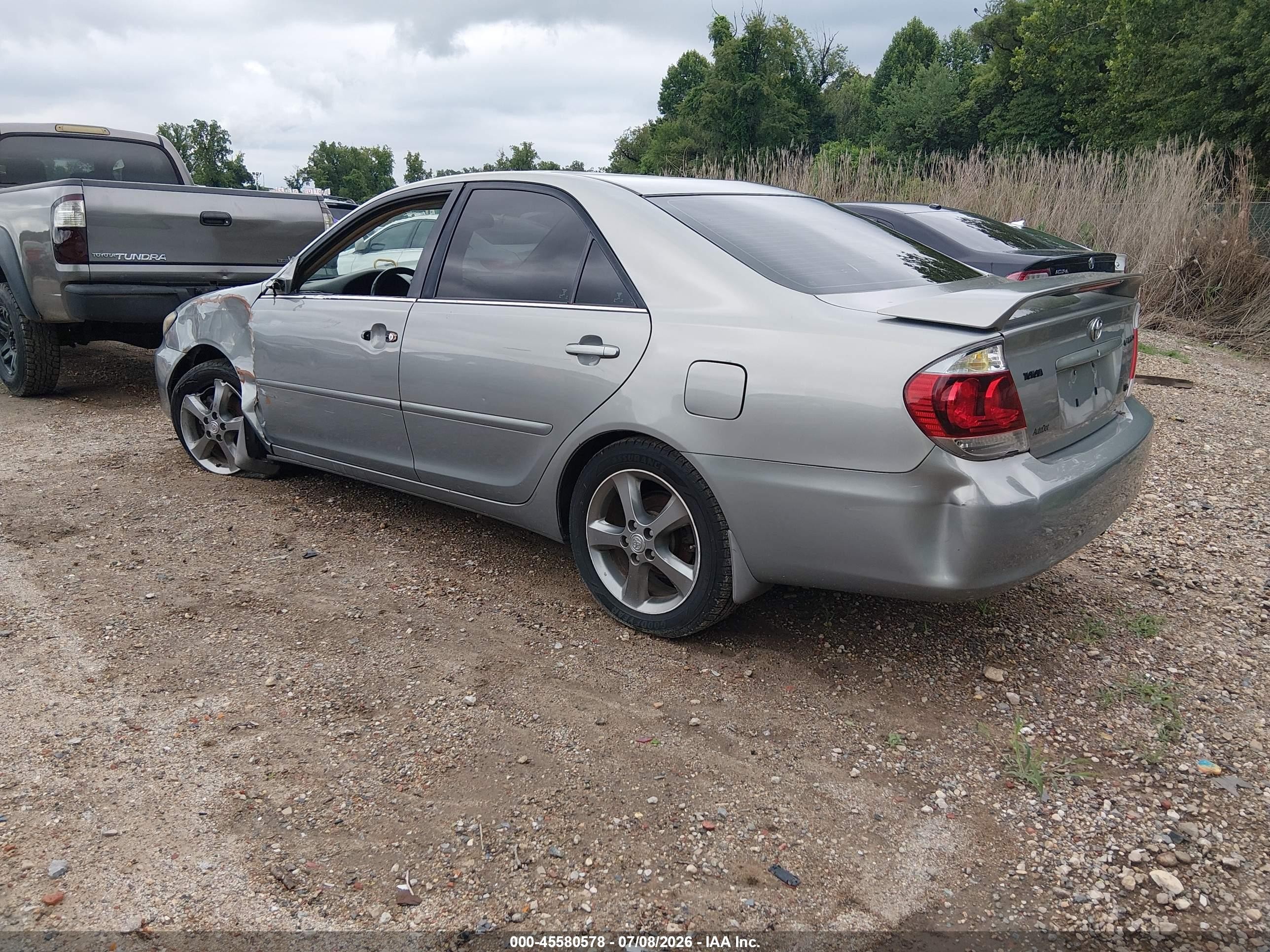 2005 Toyota Camry Se V6 Gray vin: 4T1BA32KX5U061731