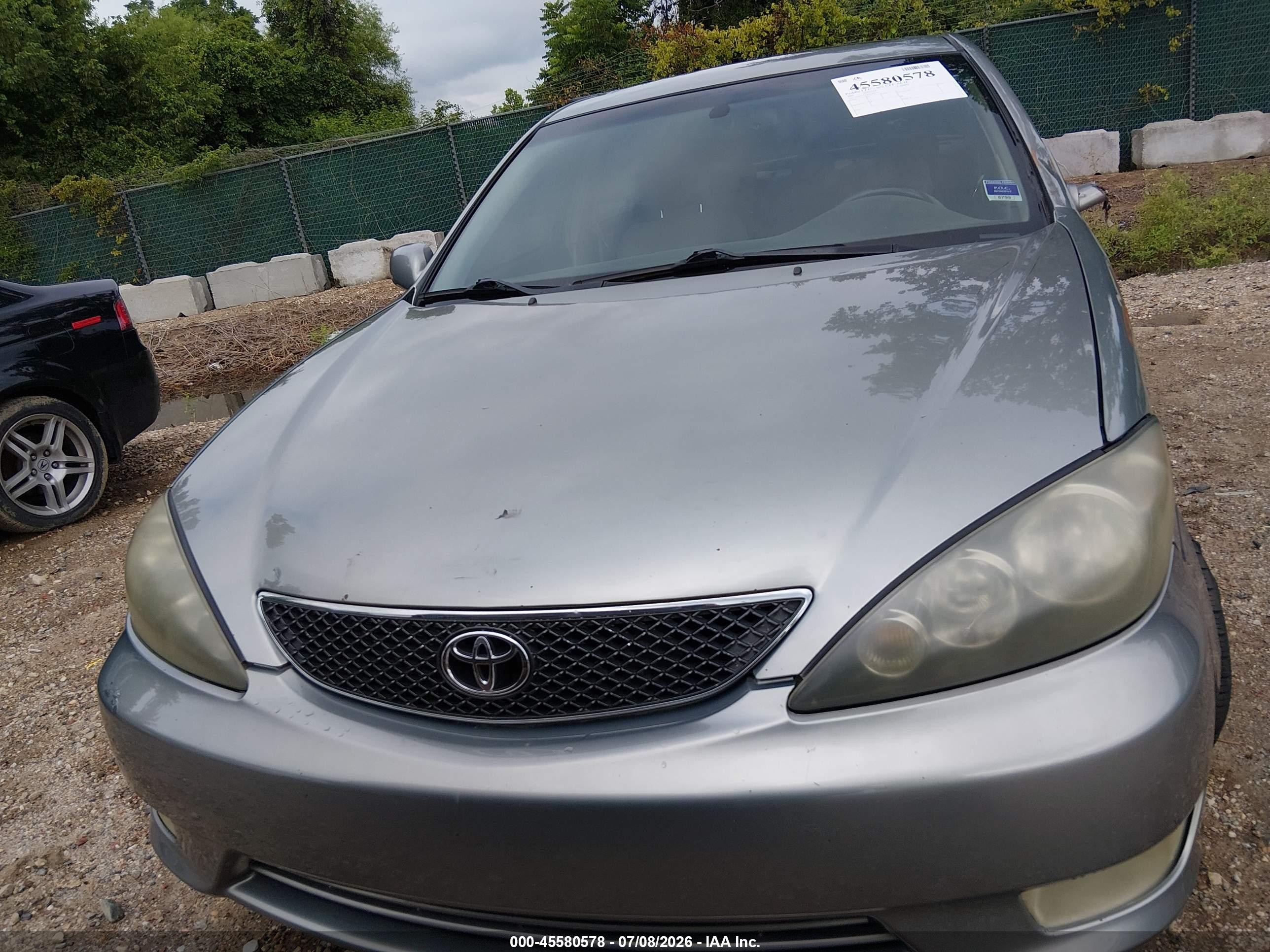 2005 Toyota Camry Se V6 Gray vin: 4T1BA32KX5U061731