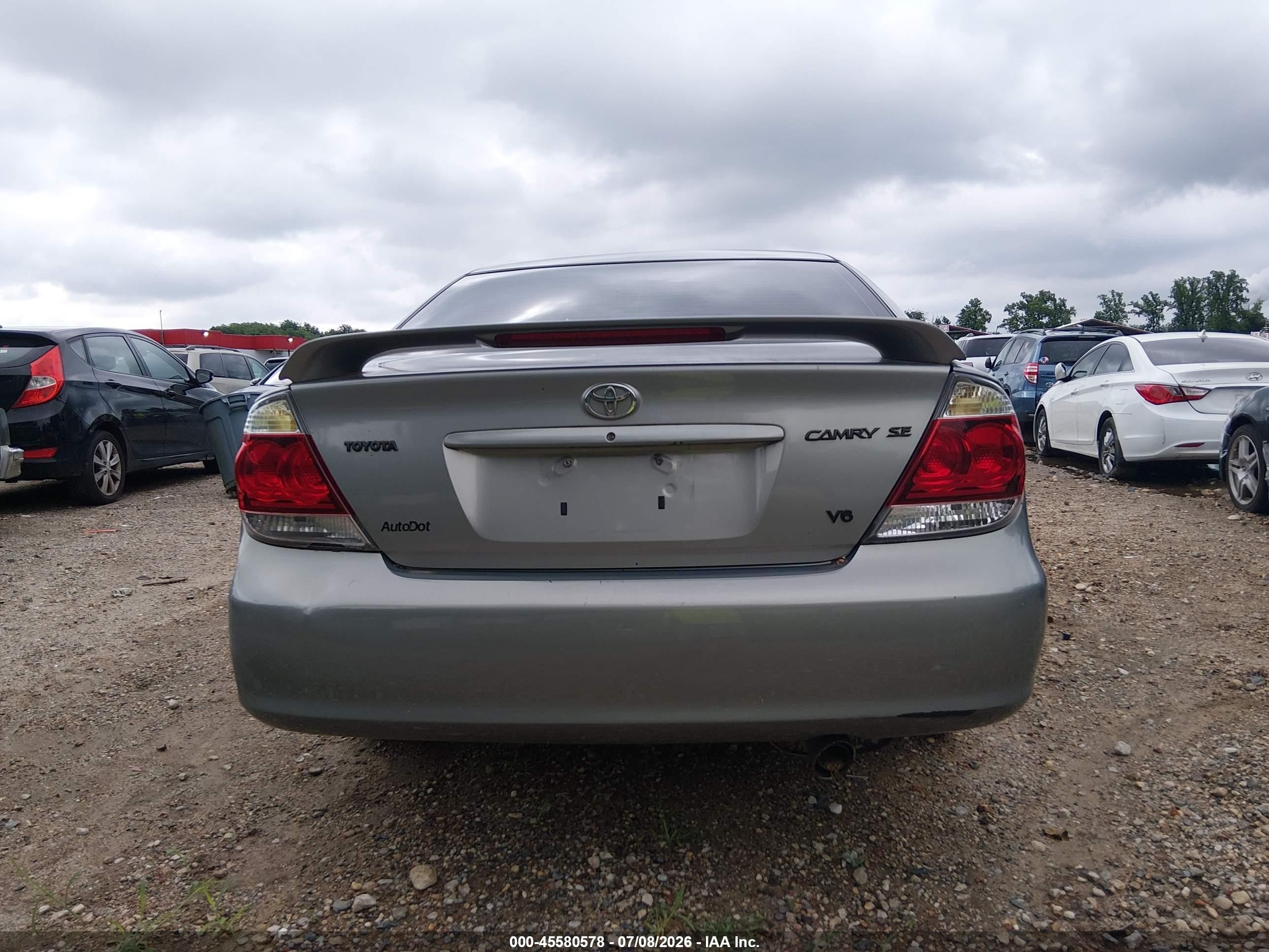 2005 Toyota Camry Se V6 Gray vin: 4T1BA32KX5U061731