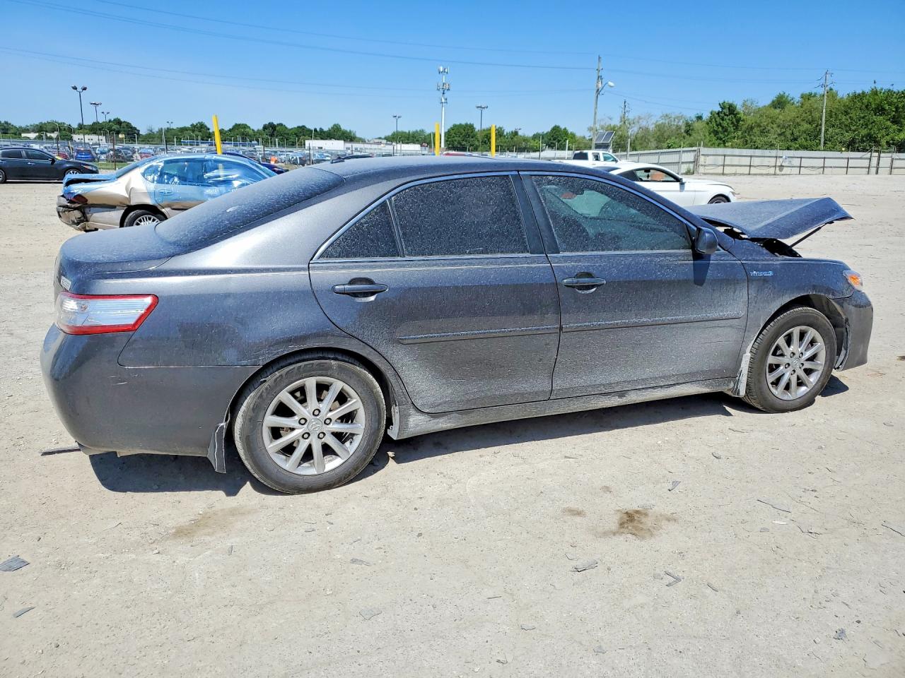 2011 Toyota Camry Hybrid Gray vin: 4T1BB3EK0BU132181
