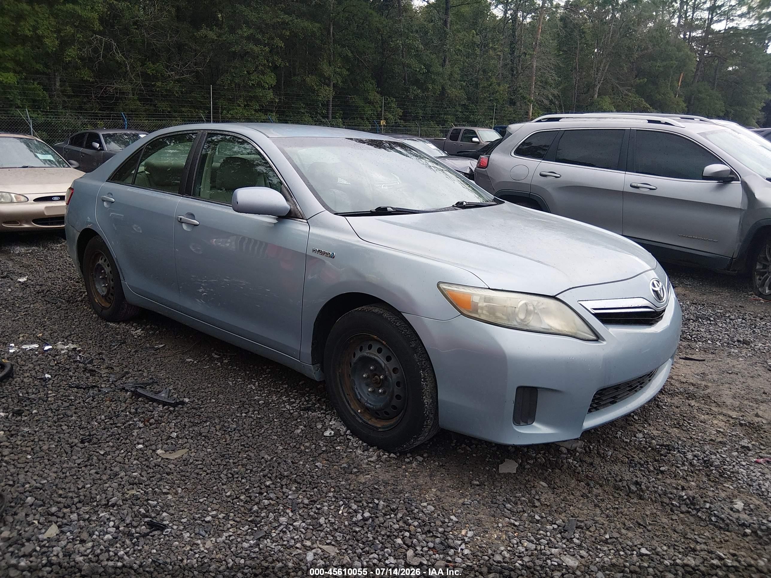 2011 Toyota Camry Hybrid   Light Blue vin: 4T1BB3EK0BU133458