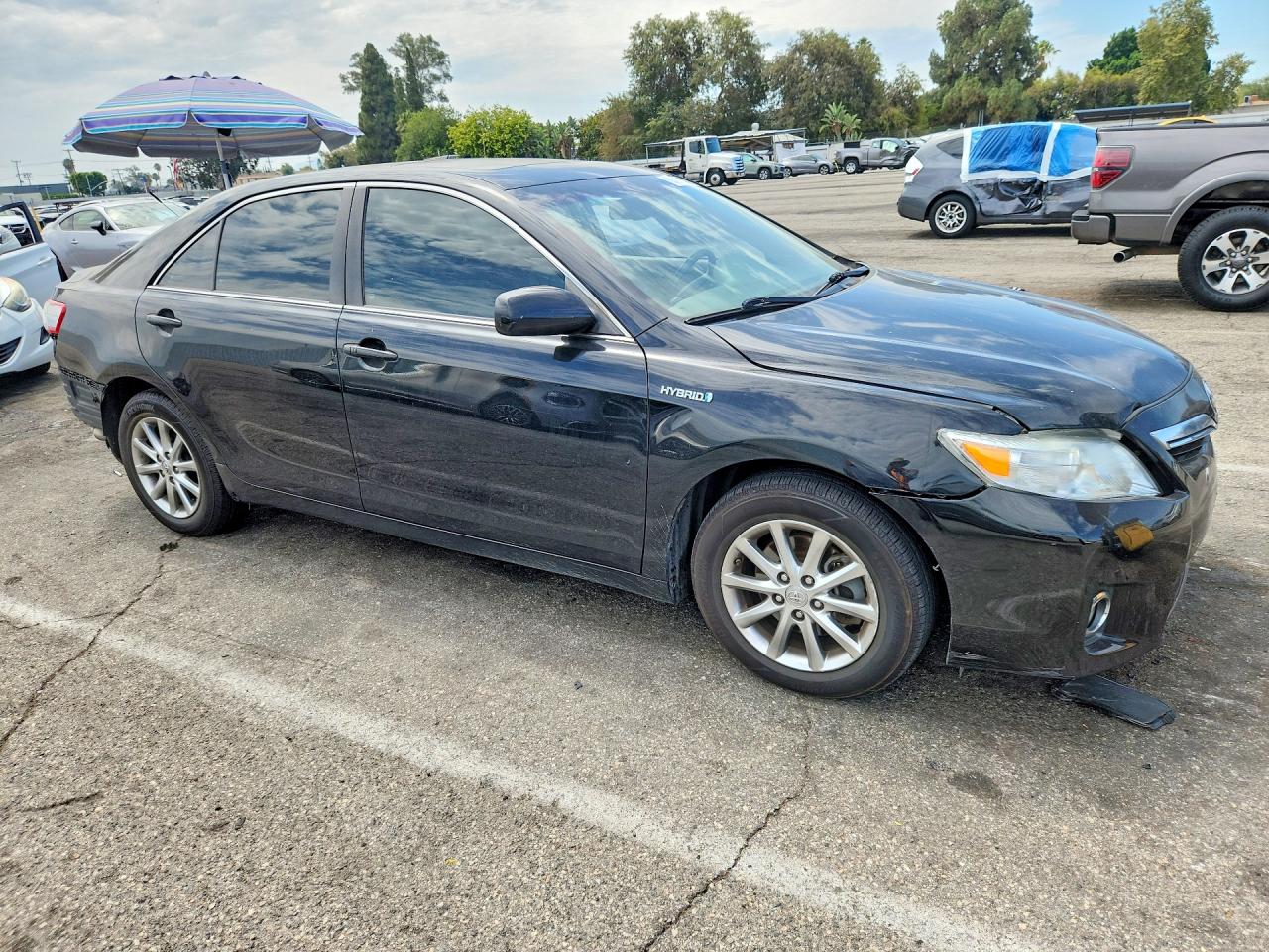 2011 Toyota Camry Hybrid Black vin: 4T1BB3EK1BU132013