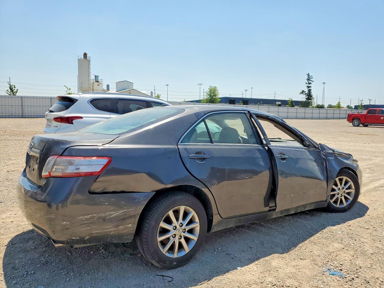 2011 Toyota Camry Hybrid Gray vin: 4T1BB3EK1BU138653
