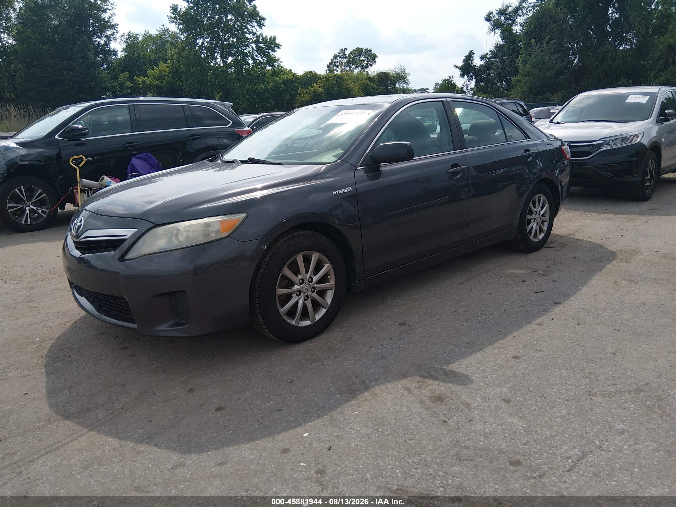 2010 Toyota Camry Hybrid   Gray vin: 4T1BB3EK2AU125652