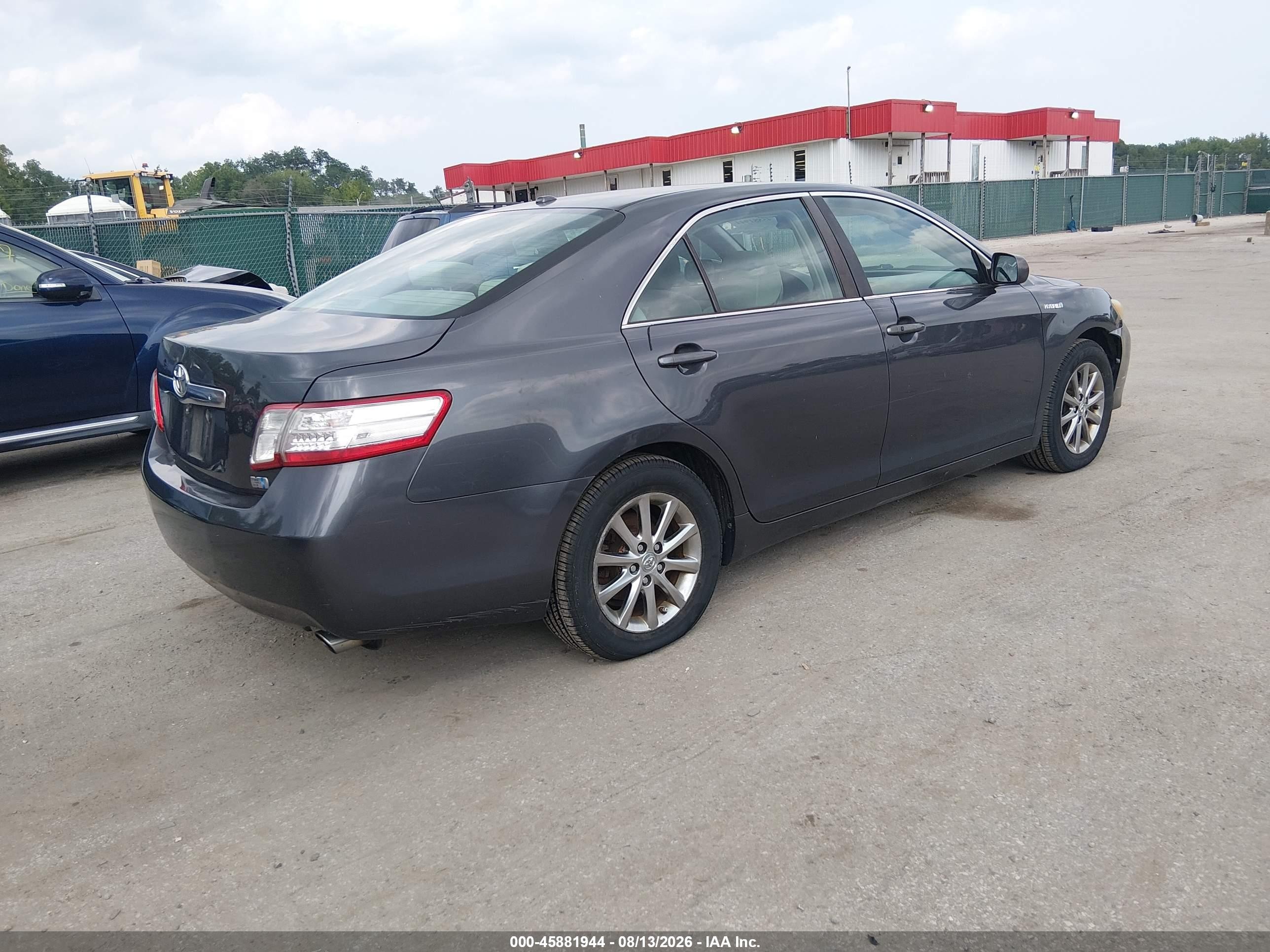 2010 Toyota Camry Hybrid   Gray vin: 4T1BB3EK2AU125652