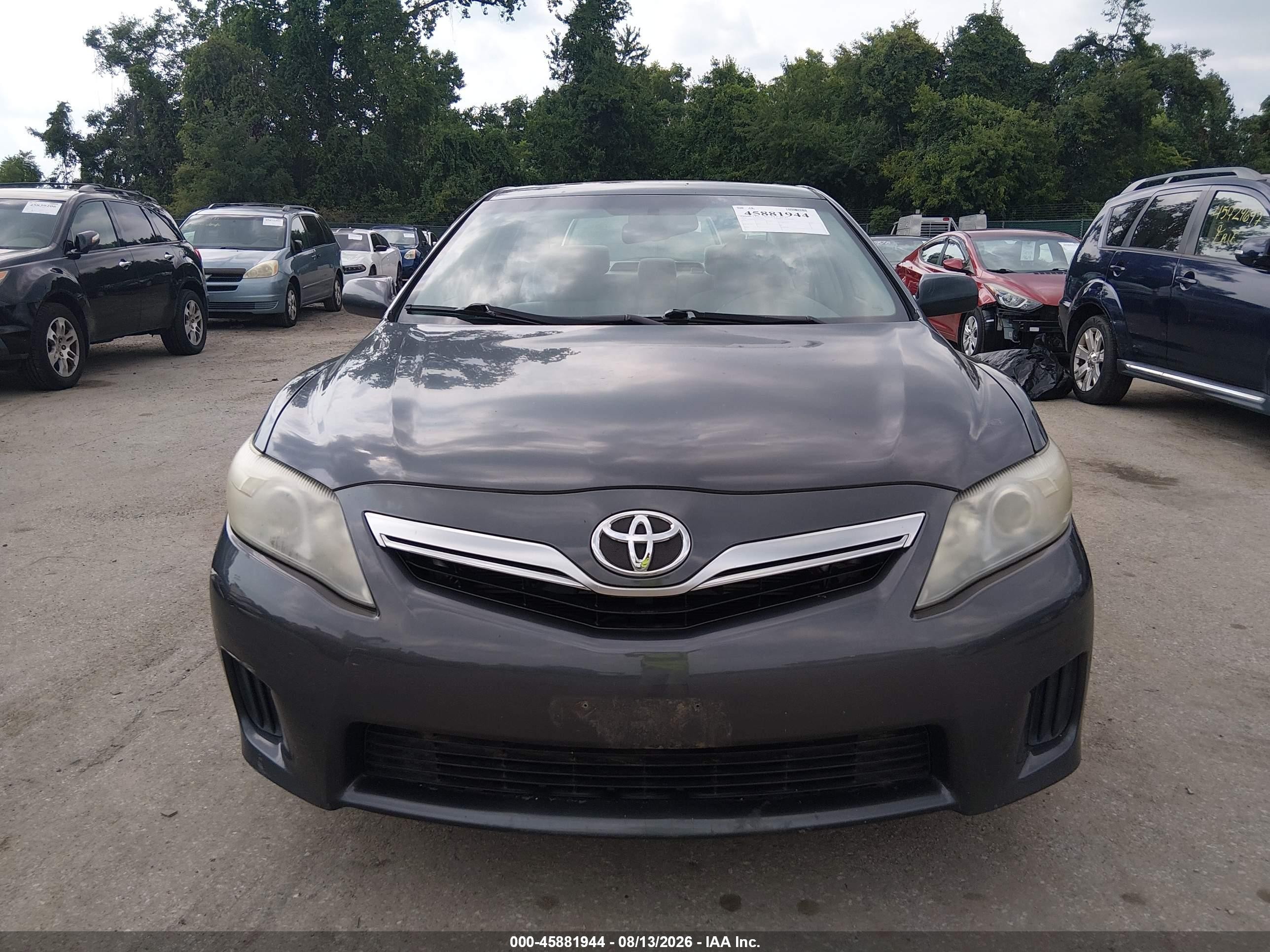 2010 Toyota Camry Hybrid   Gray vin: 4T1BB3EK2AU125652