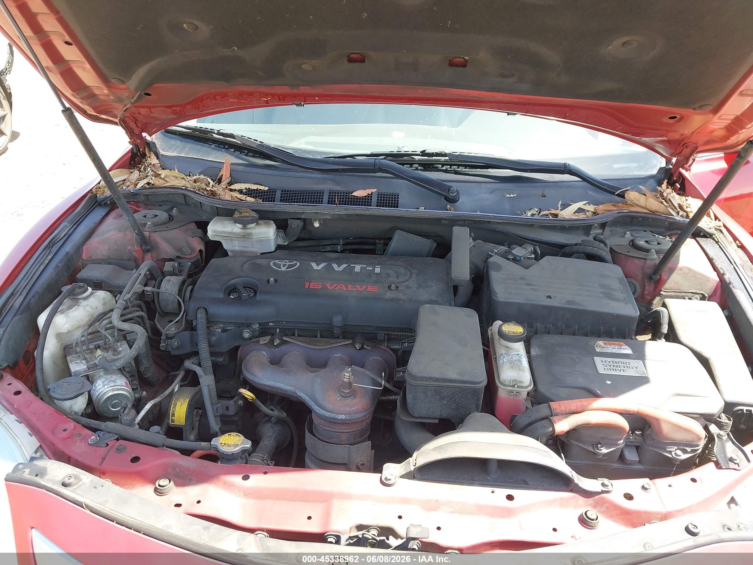 2011 Toyota Camry Hybrid   Красный vin: 4T1BB3EK2BU128214