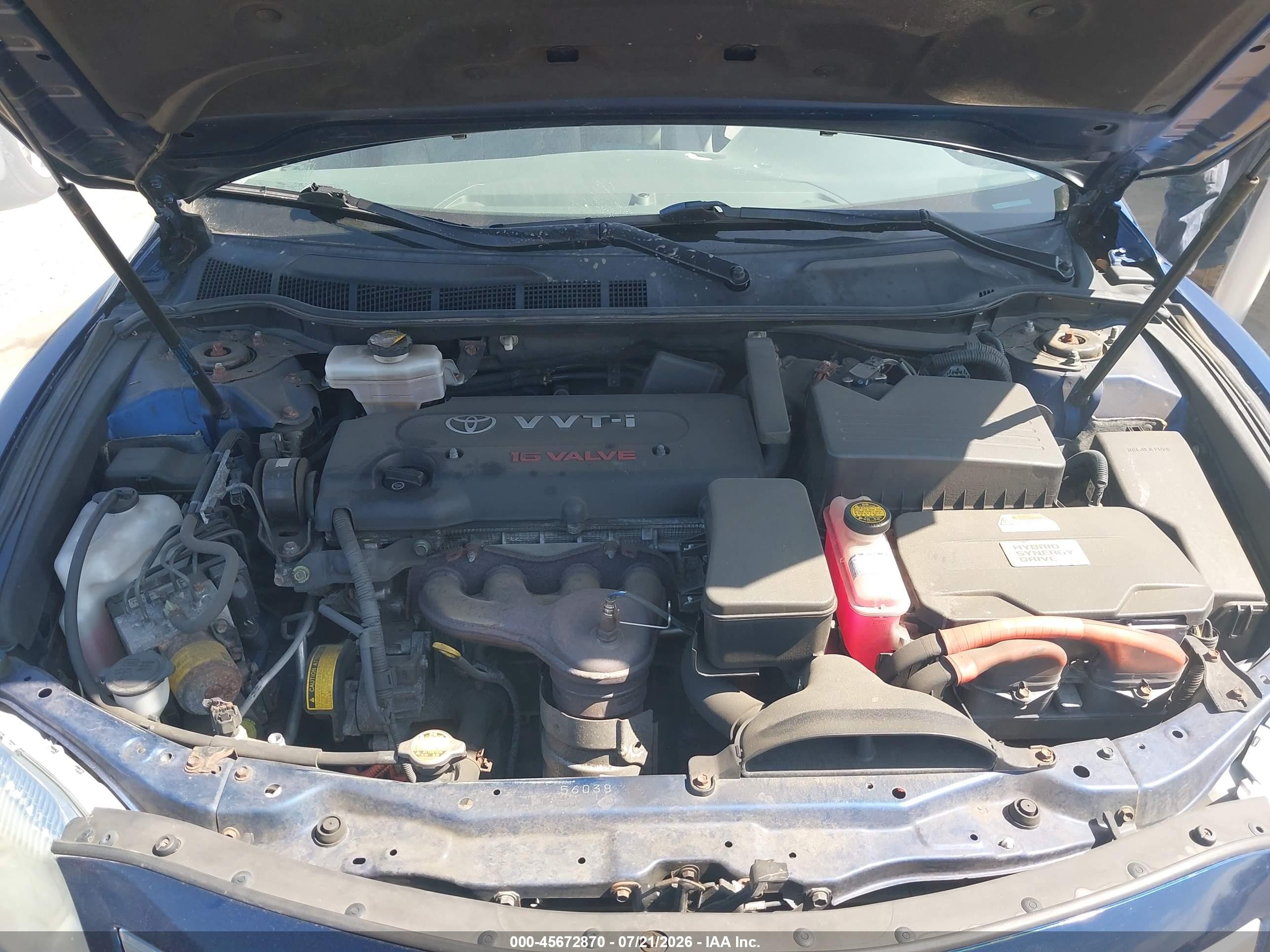 2011 Toyota Camry Hybrid   Blue vin: 4T1BB3EK2BU132005