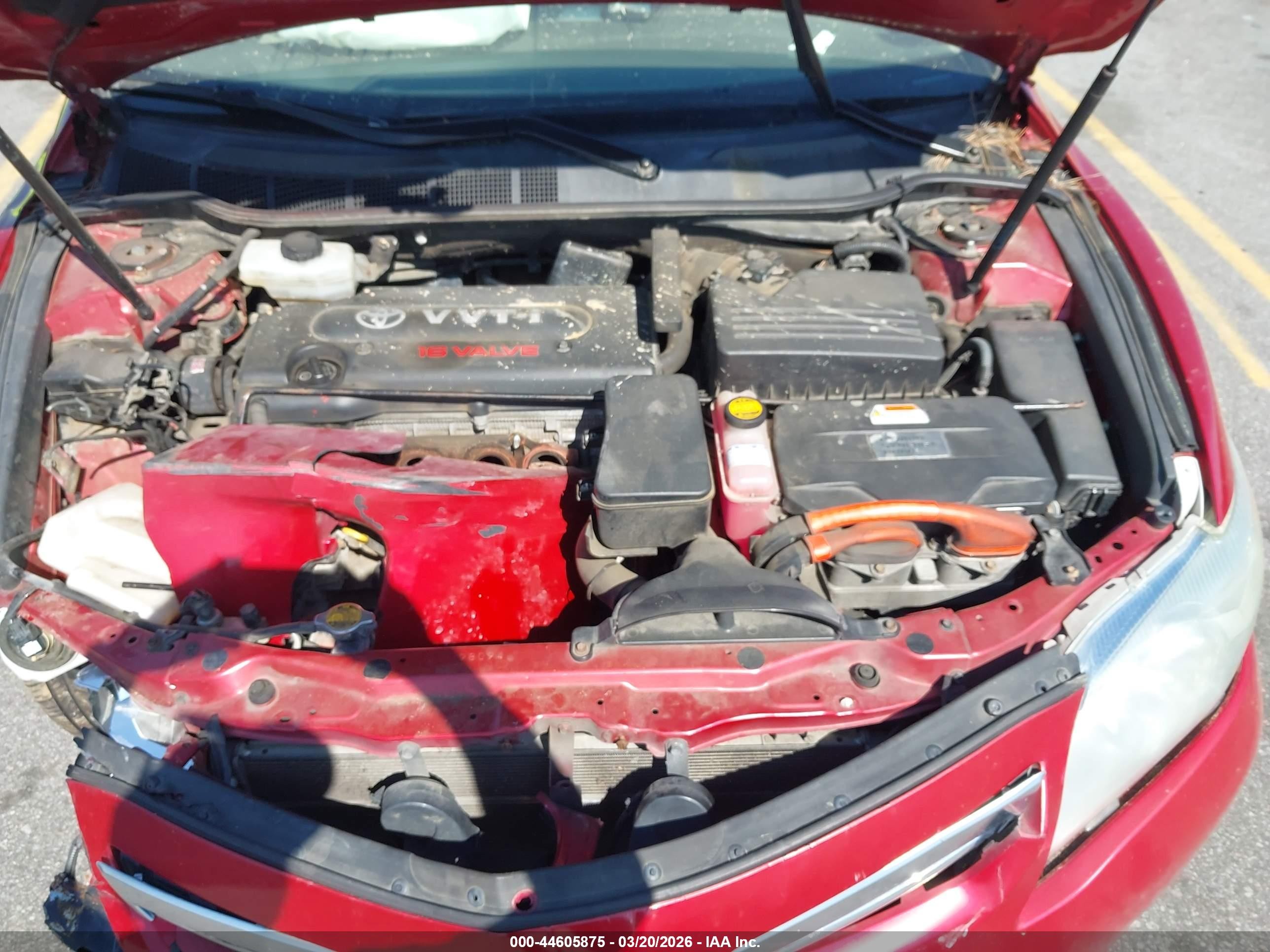 2010 Toyota Camry Hybrid   Maroon vin: 4T1BB3EK3AU116796