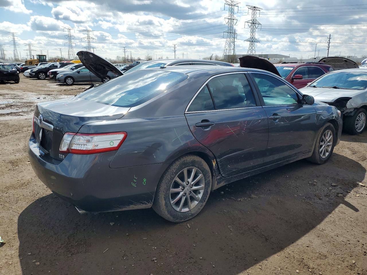 2011 Toyota Camry Hybrid Base Gray vin: 4T1BB3EK3BU143627