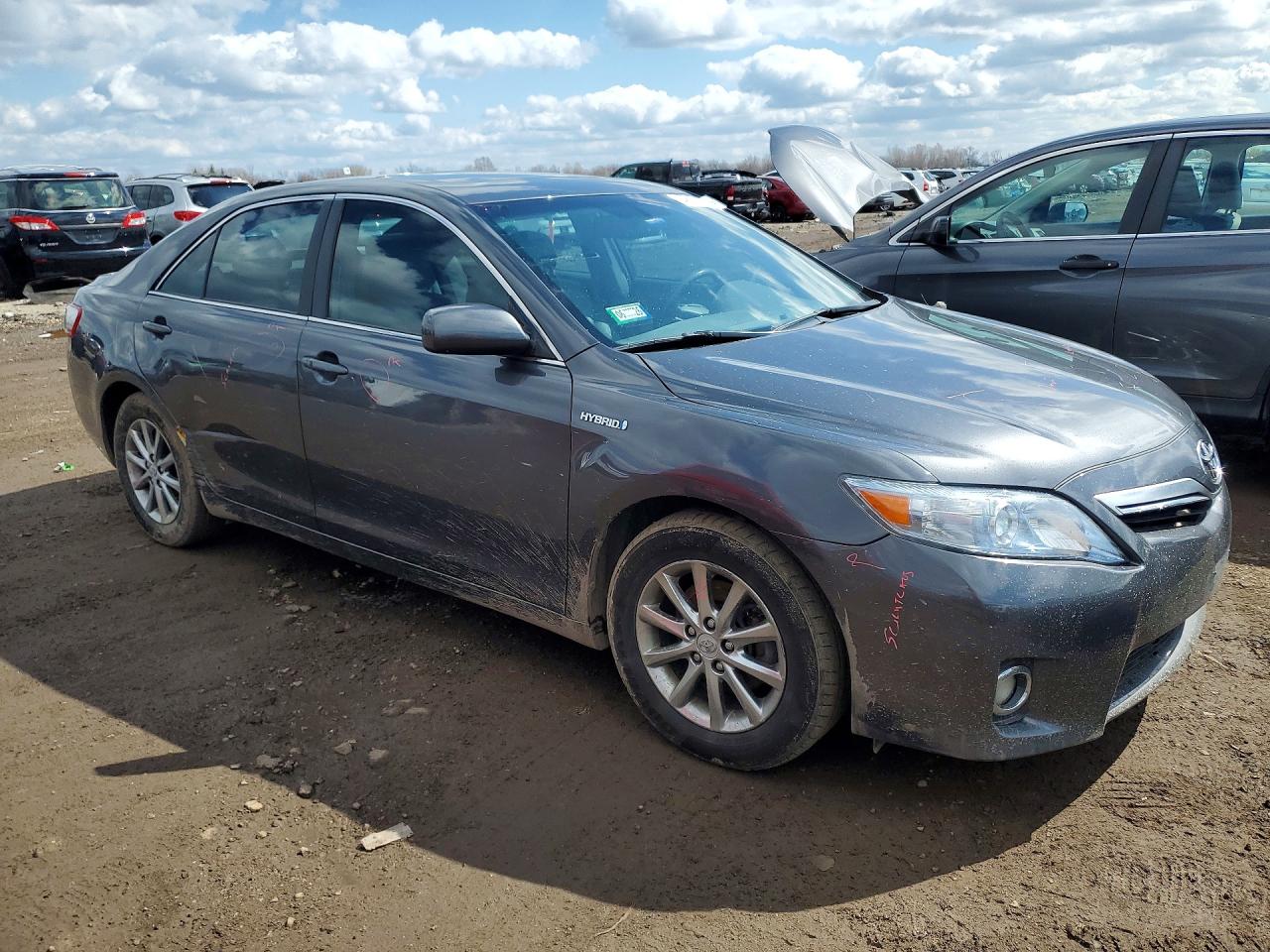 2011 Toyota Camry Hybrid Base Gray vin: 4T1BB3EK3BU143627
