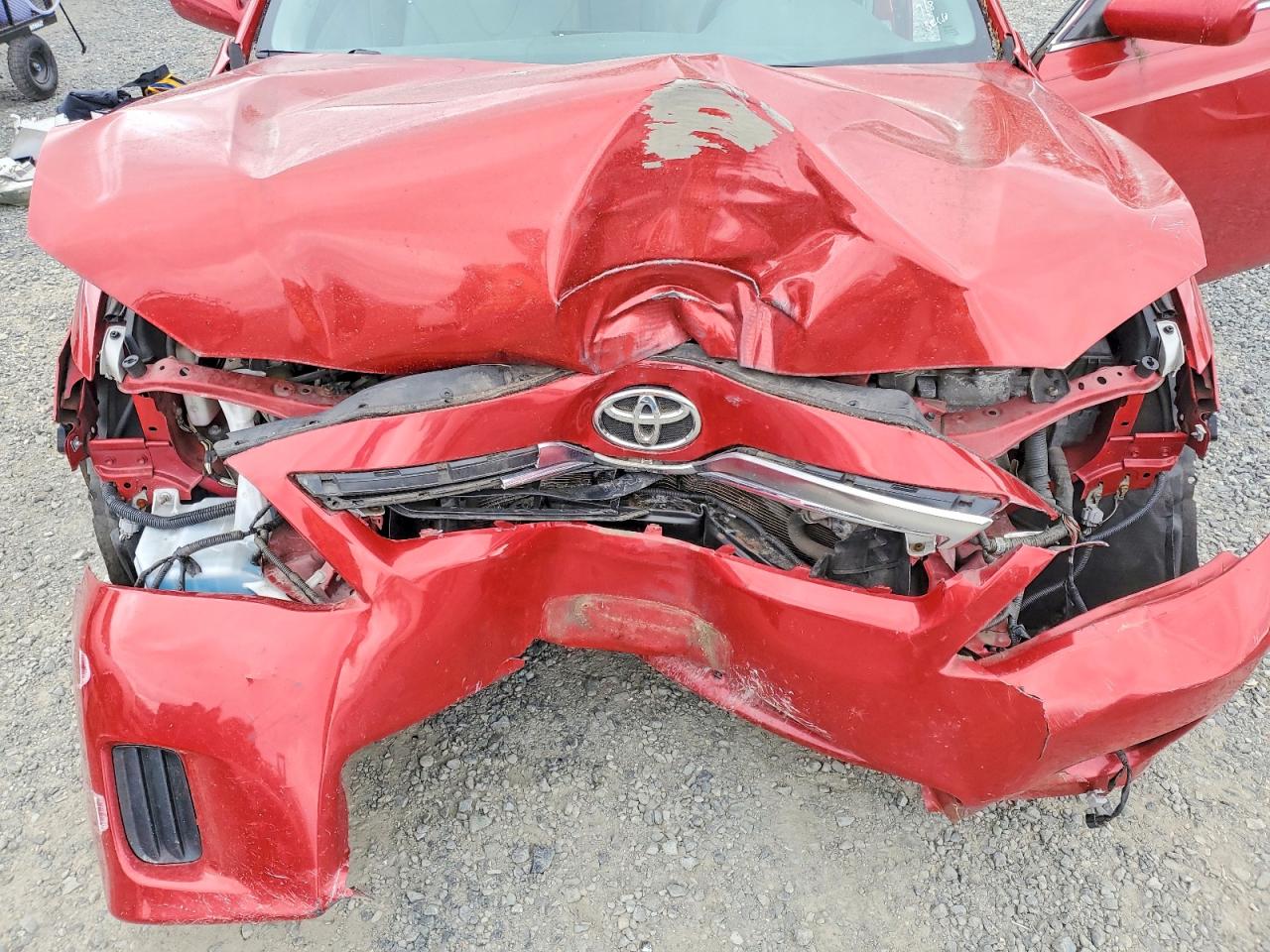 2010 Toyota Camry Hybrid Red vin: 4T1BB3EK4AU116869