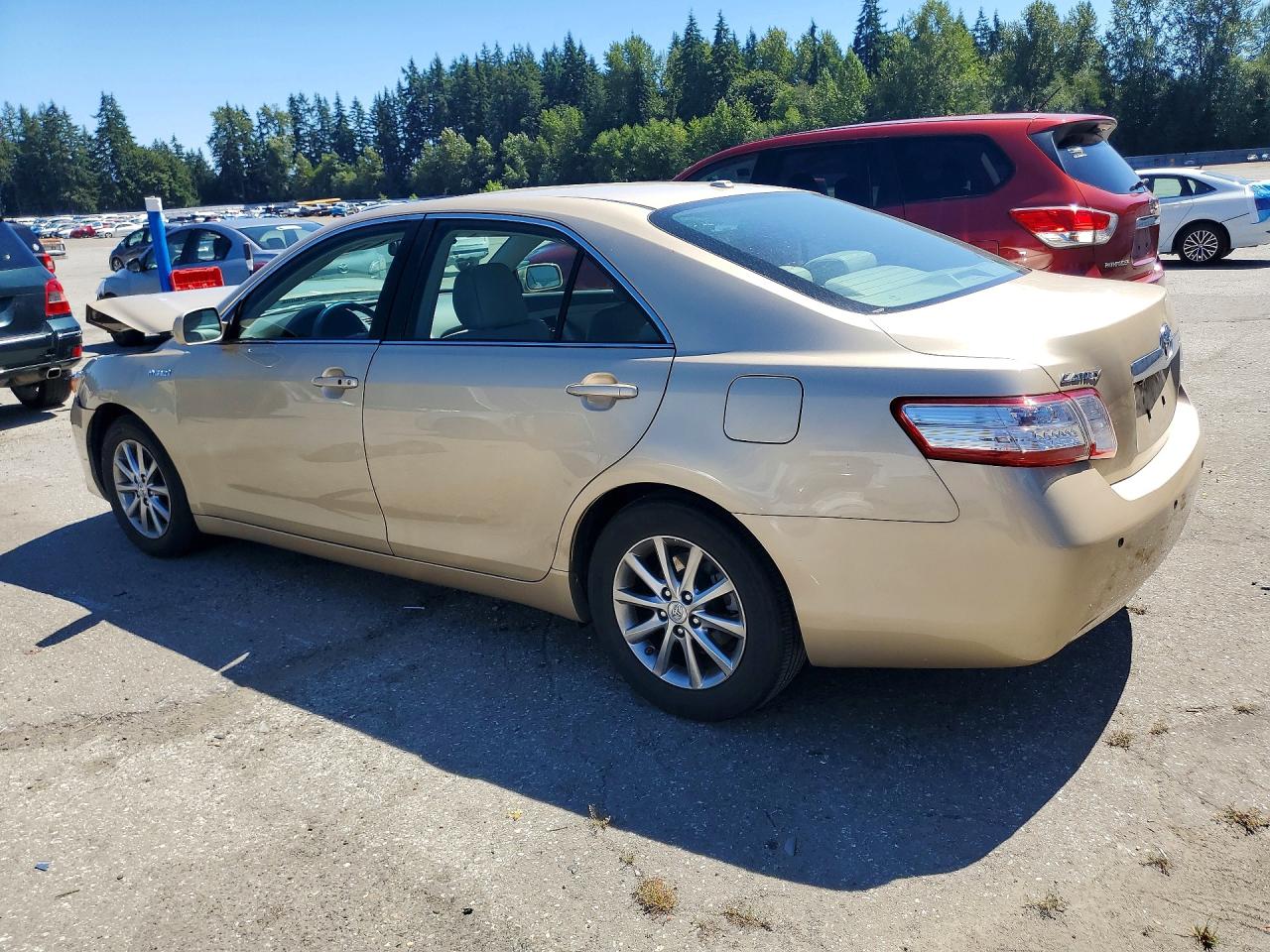 2011 Toyota Camry Hybrid Beige vin: 4T1BB3EK4BU136508