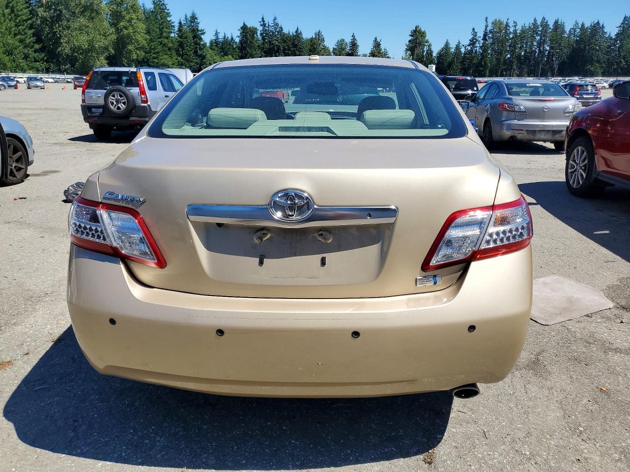 2011 Toyota Camry Hybrid Beige vin: 4T1BB3EK4BU136508