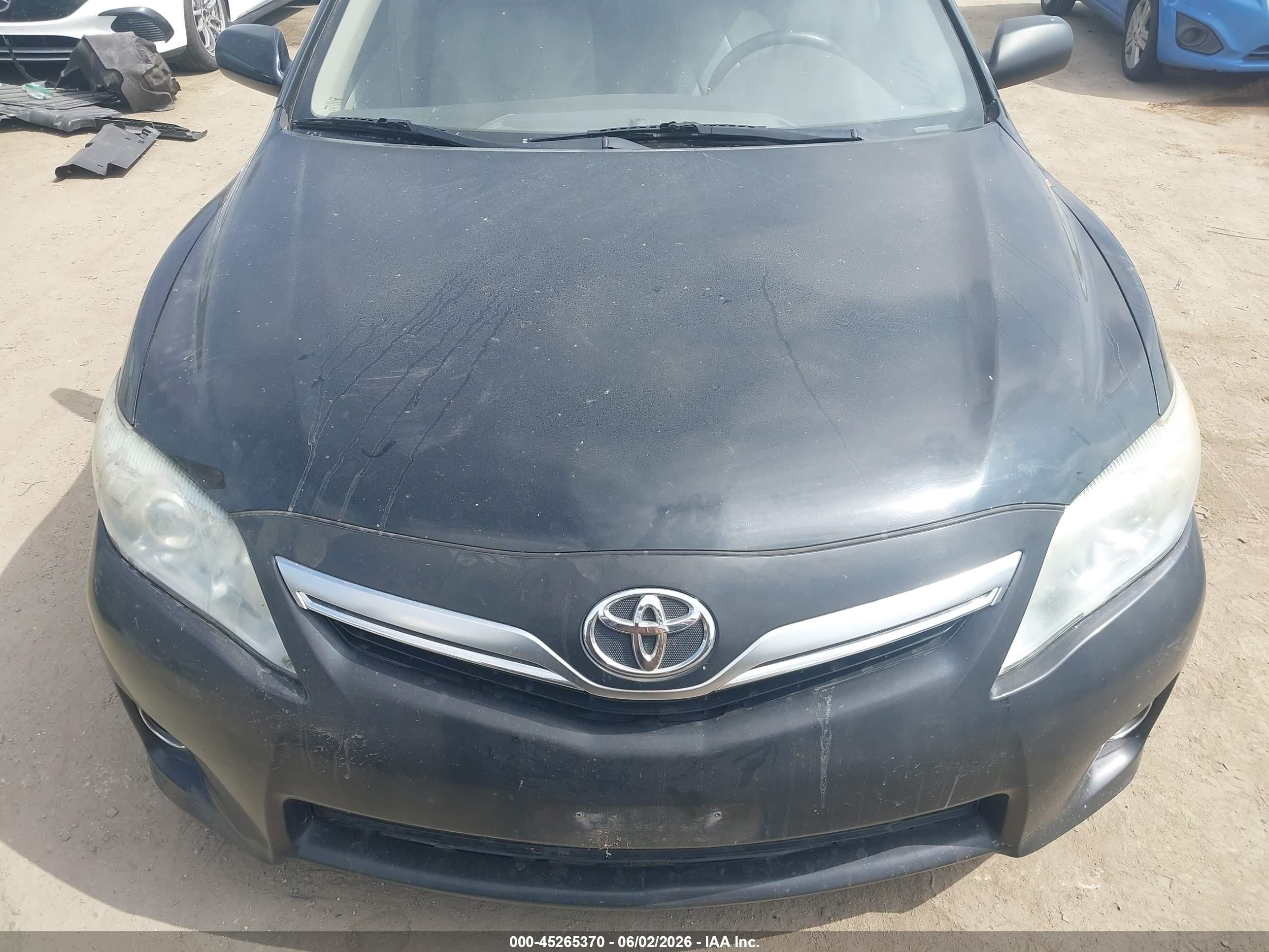 2011 Toyota Camry Hybrid   Black vin: 4T1BB3EK5BU126649