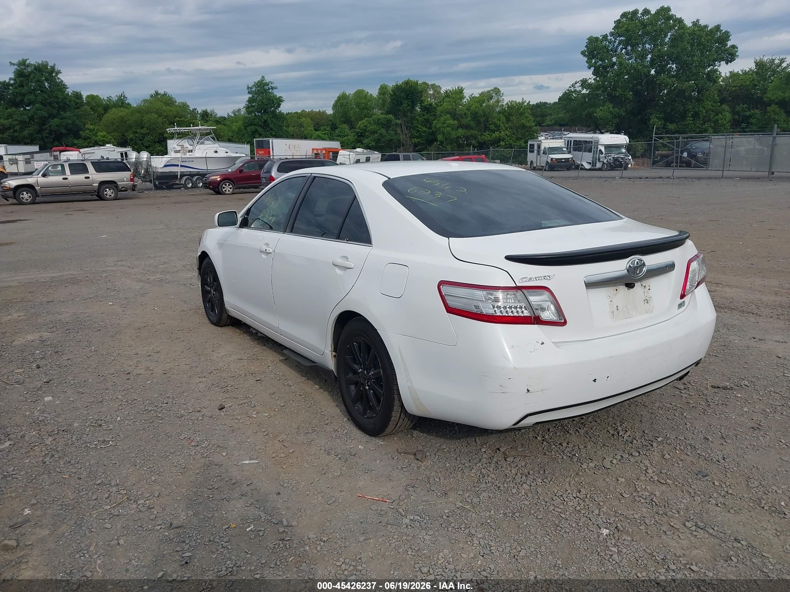 2011 Toyota Camry Hybrid White vin: 4T1BB3EK5BU128966