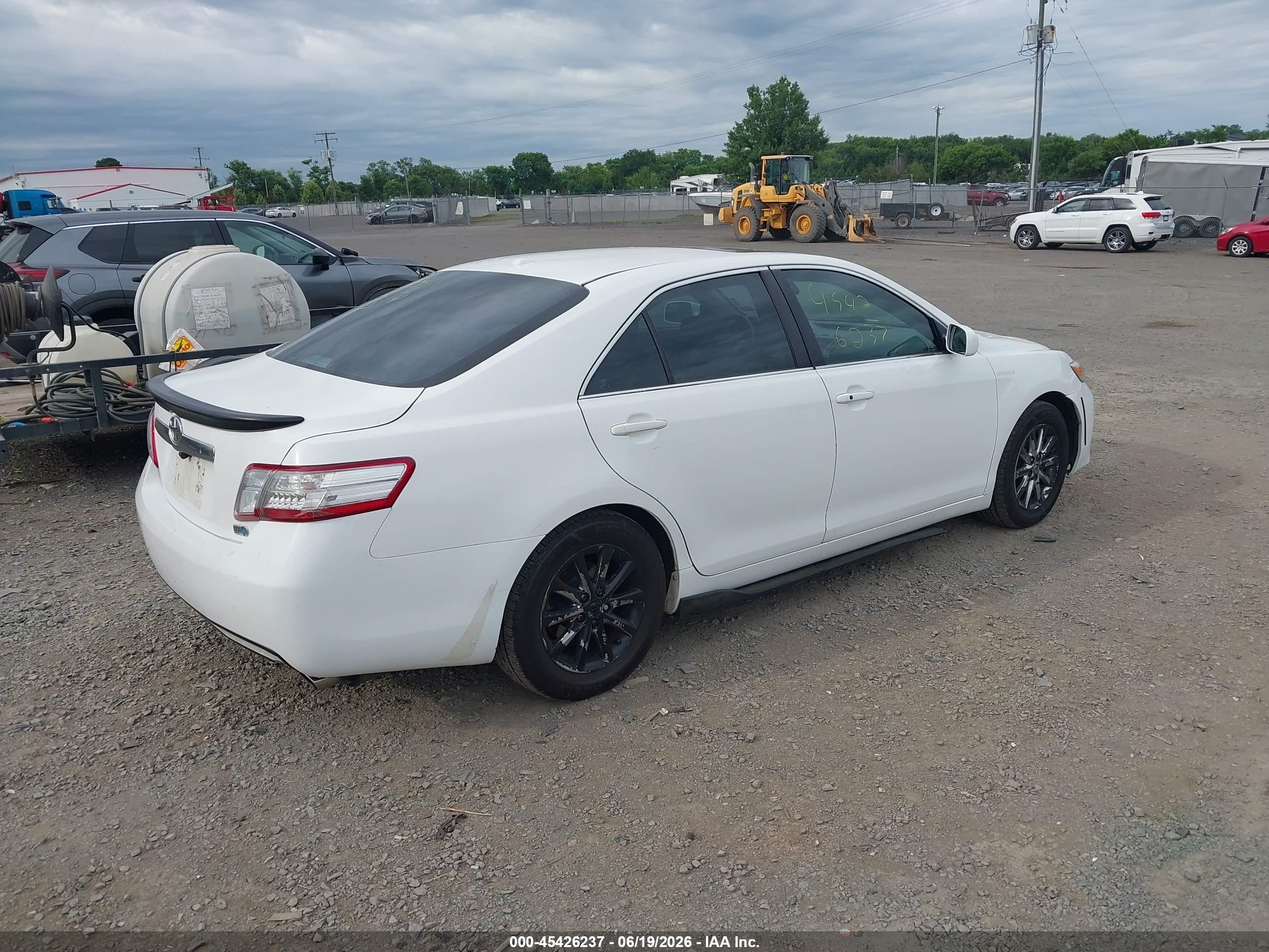 2011 Toyota Camry Hybrid White vin: 4T1BB3EK5BU128966