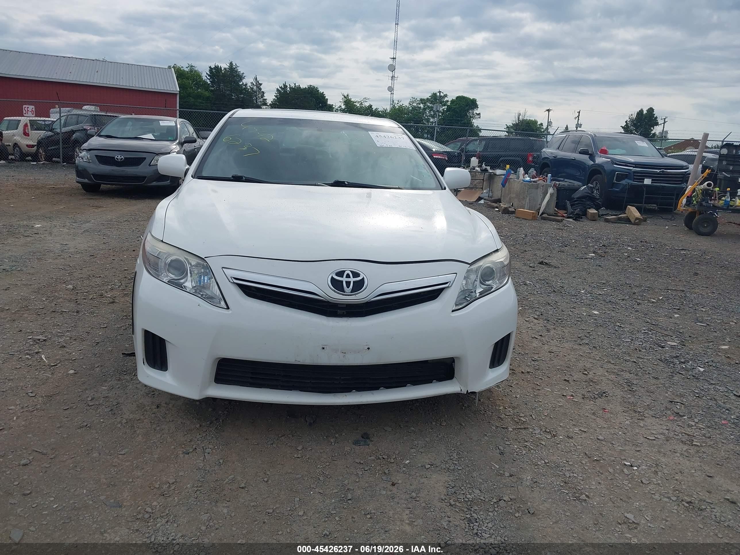 2011 Toyota Camry Hybrid White vin: 4T1BB3EK5BU128966