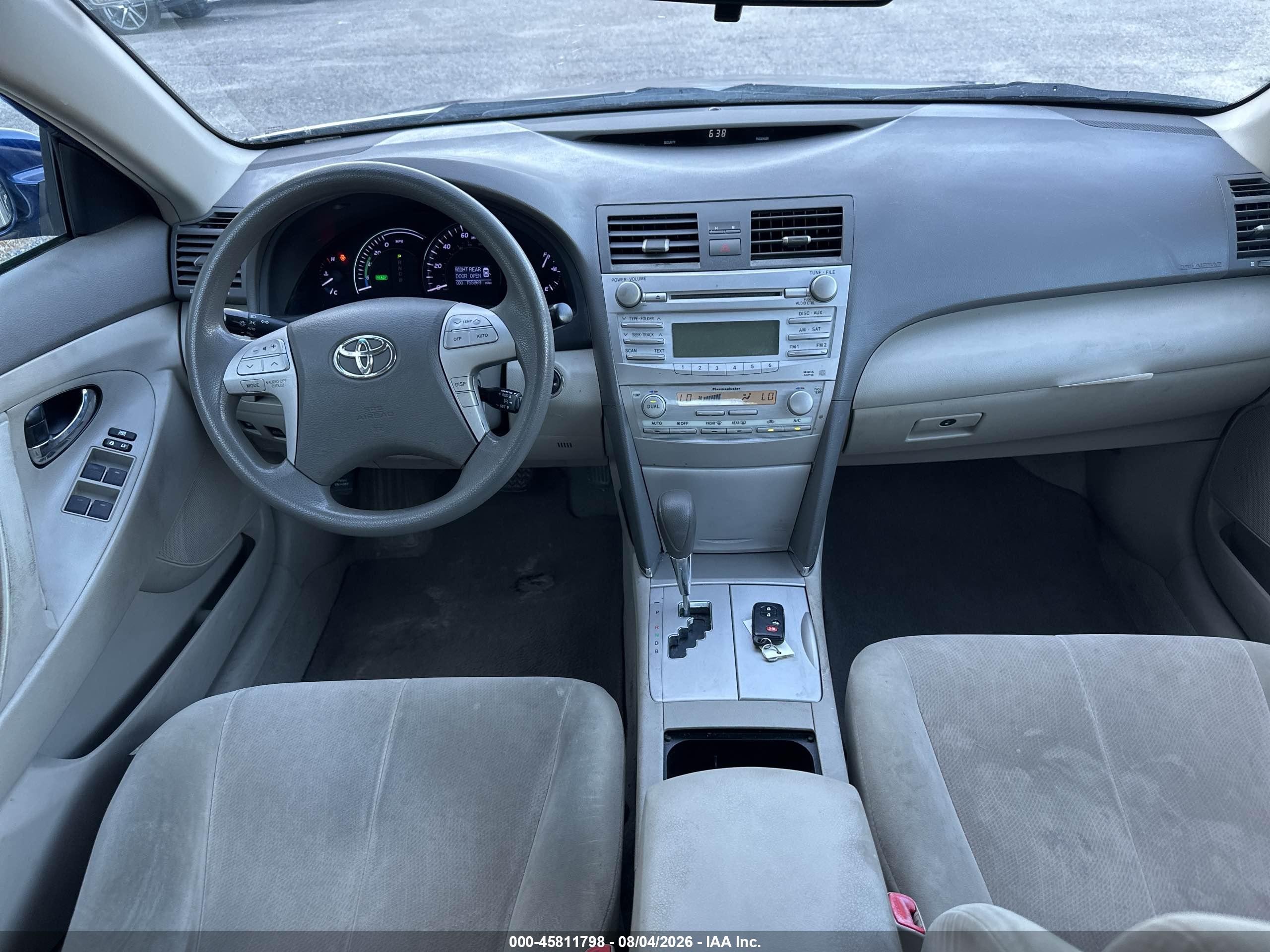 2011 Toyota Camry Hybrid   Blue vin: 4T1BB3EK5BU132757