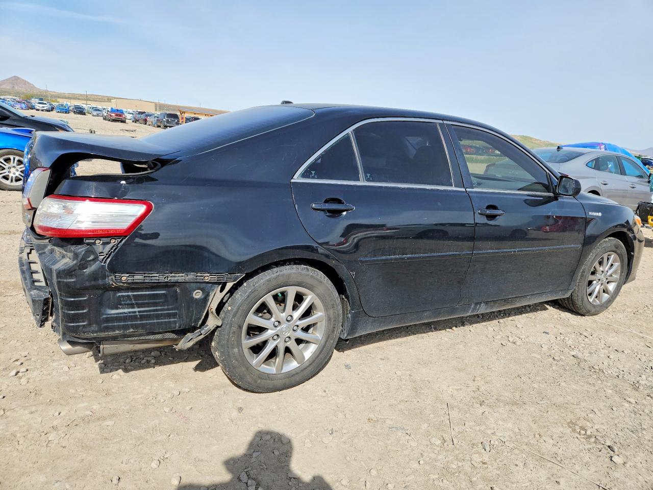 2011 Toyota Camry Hybrid Black vin: 4T1BB3EK6BU129804
