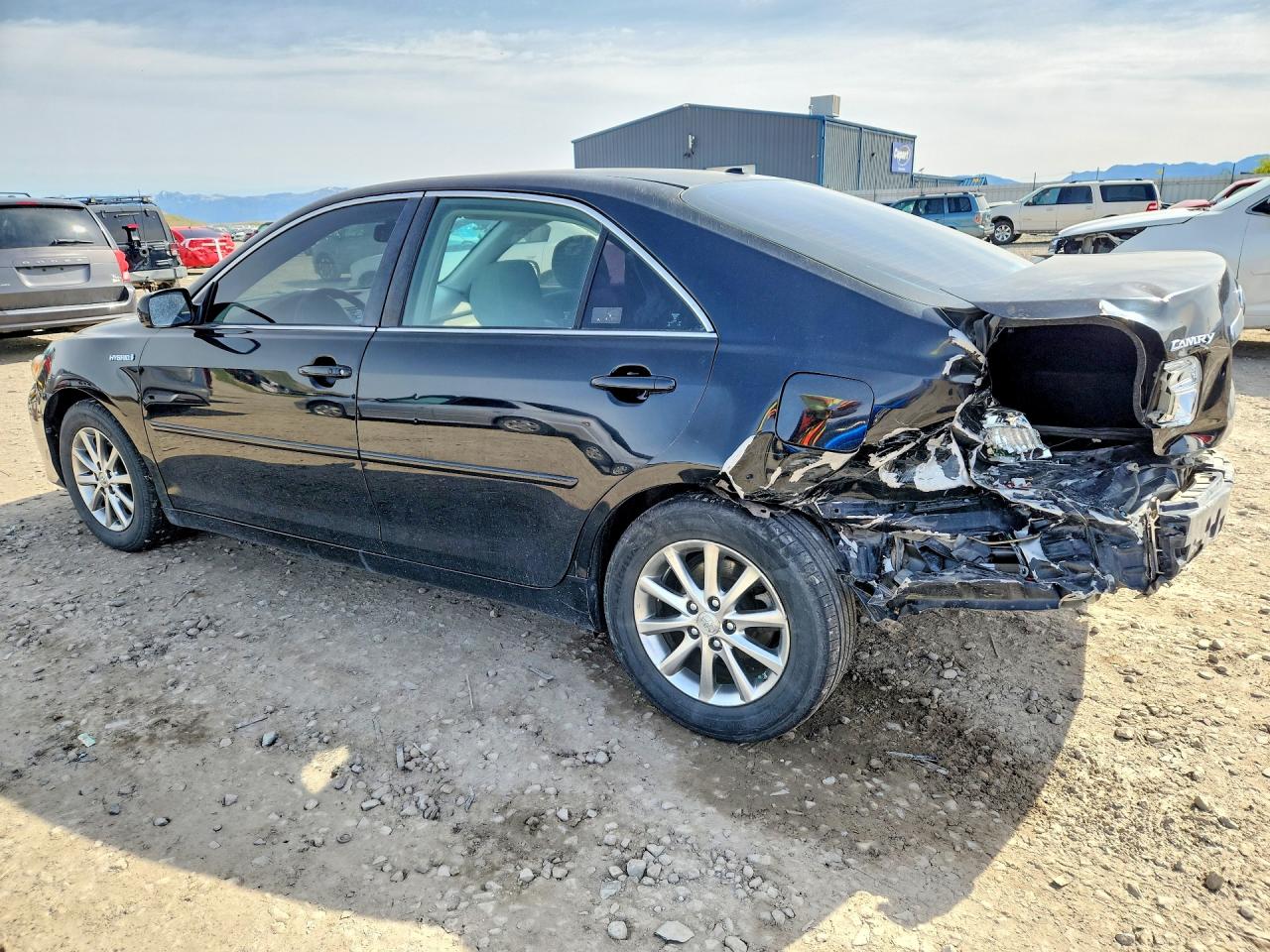 2011 Toyota Camry Hybrid Black vin: 4T1BB3EK6BU129804