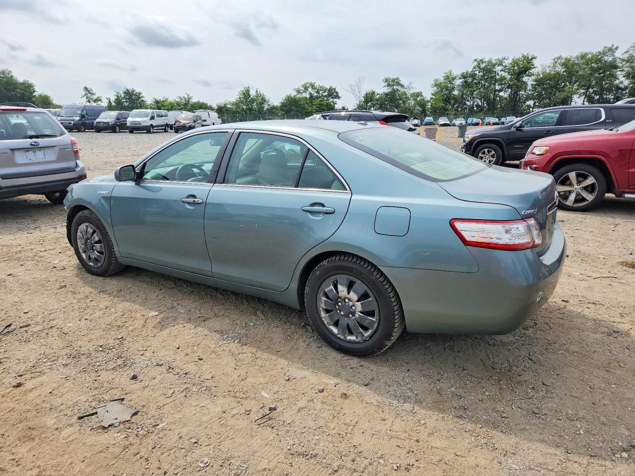 2011 Toyota Camry Hybrid Зеленый vin: 4T1BB3EK6BU141791