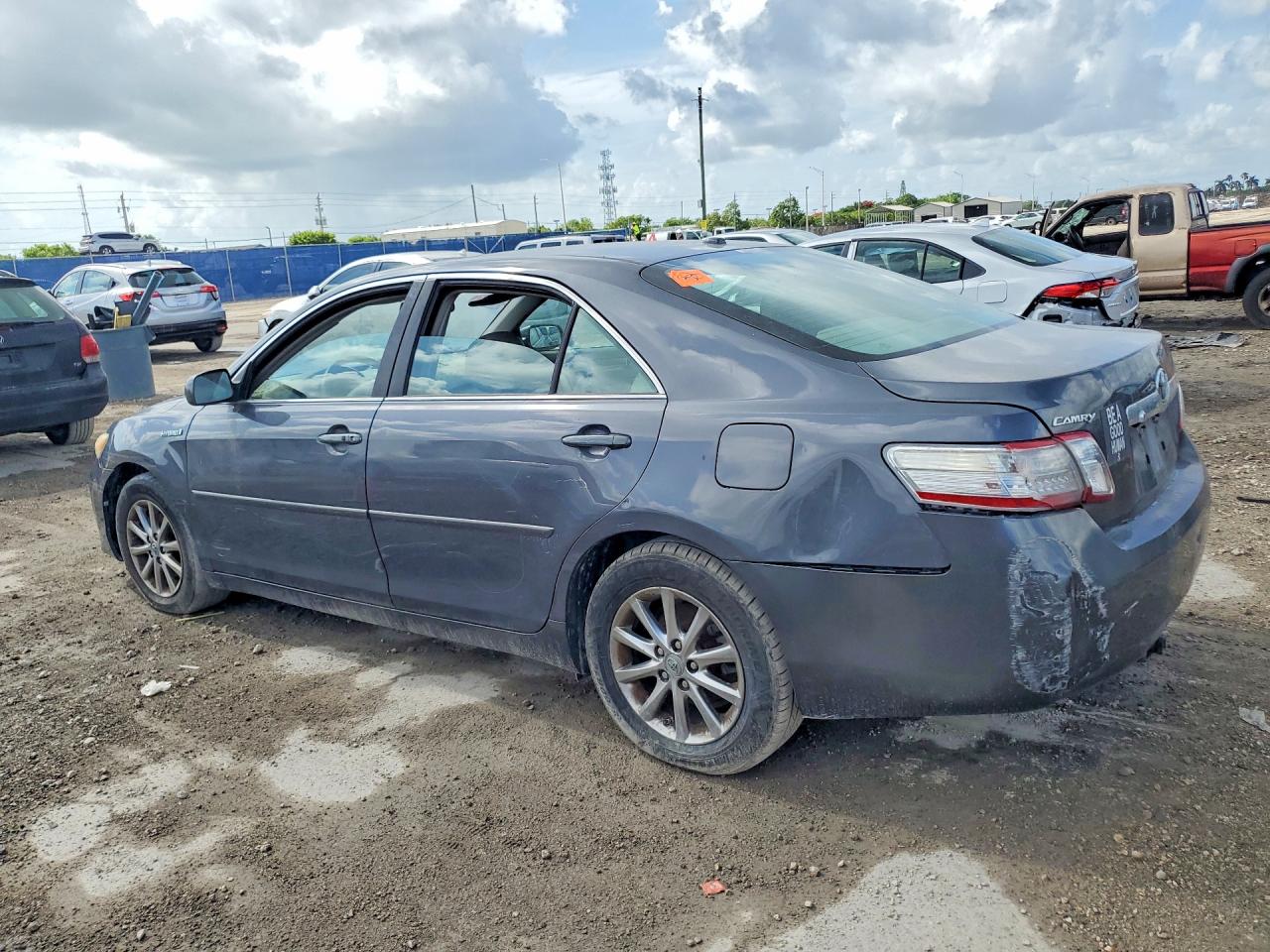 2011 Toyota Camry Hybrid Gray vin: 4T1BB3EK6BU142522