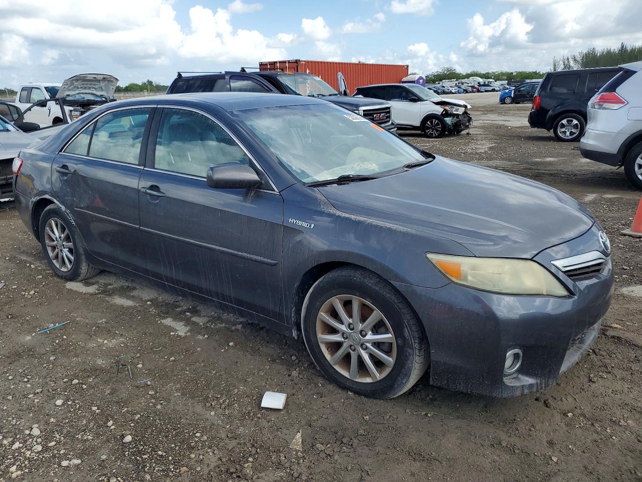 2011 Toyota Camry Hybrid Gray vin: 4T1BB3EK6BU142522