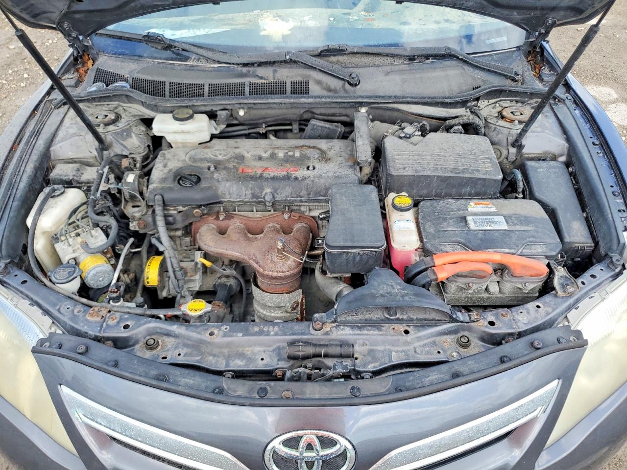 2011 Toyota Camry Hybrid Gray vin: 4T1BB3EK6BU142522